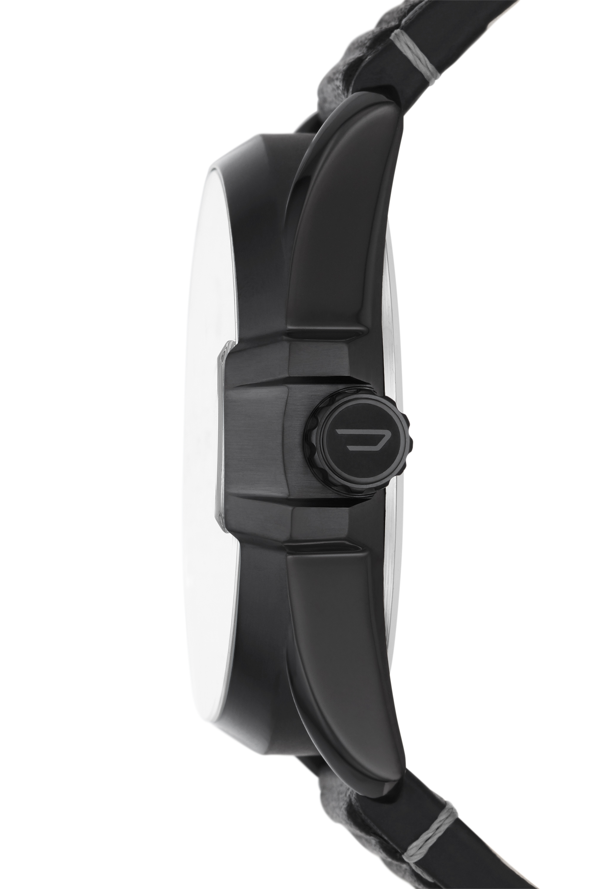 Diesel - DZ1973, Man's MS9 Leather Watch in Black - 3