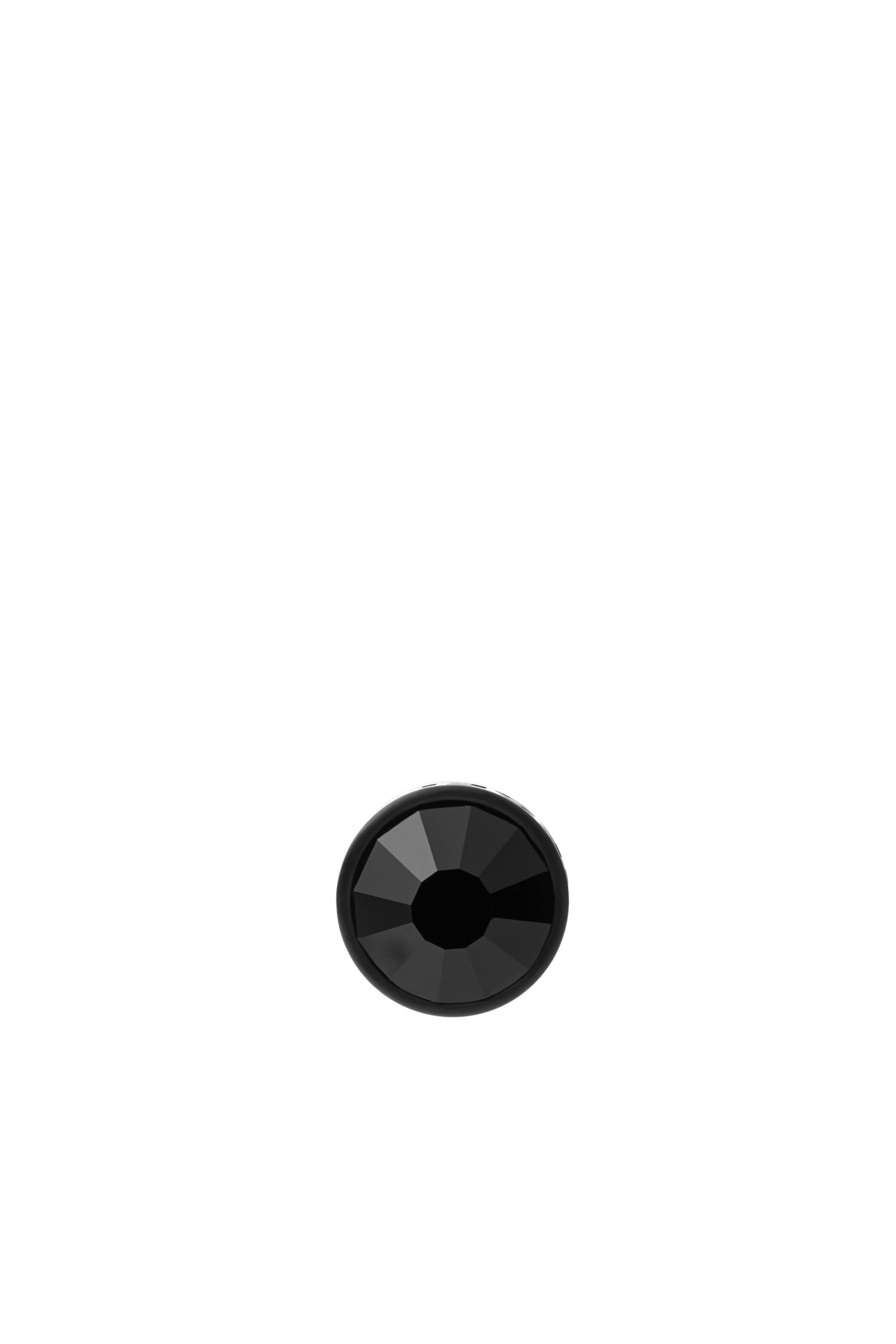 Diesel - DX1275, Man's Black stainless steel single single stud earring in Black - 2