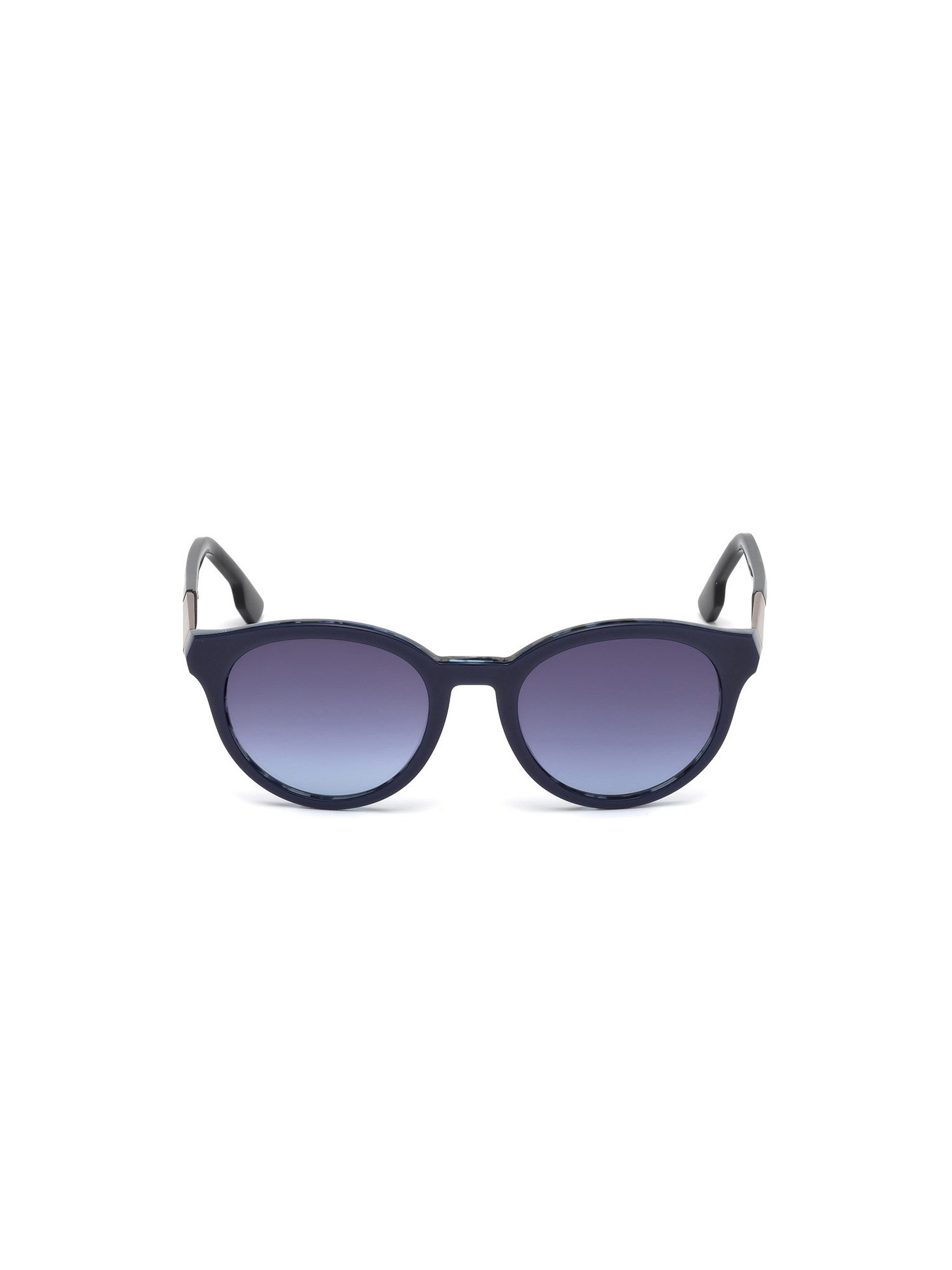 Diesel - DM0186, Unisex's Full rim shape eyewear with metal plaque in Brilliant Blue - 1