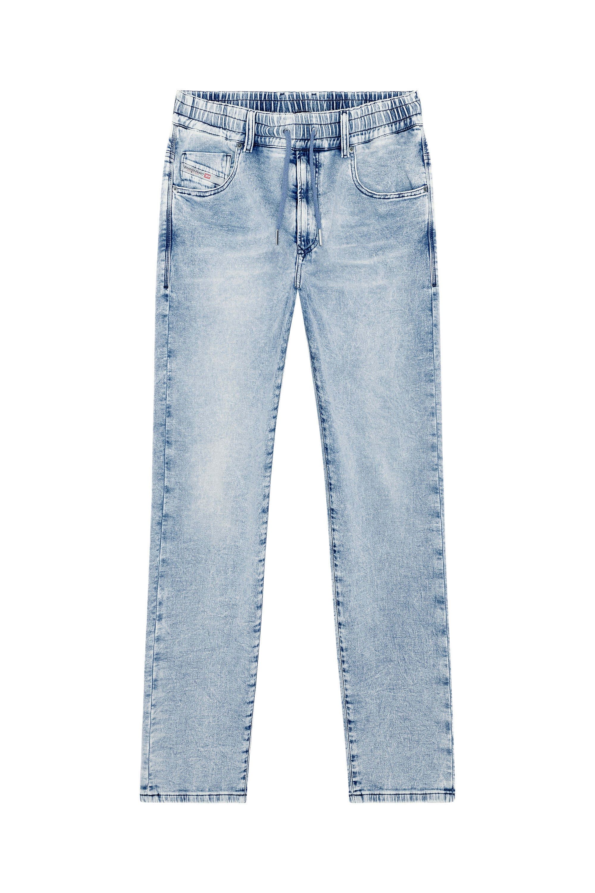 Diesel - Man's Tapered 2030 D-Krooley Joggjeans® 068GG, Light Blue - 3