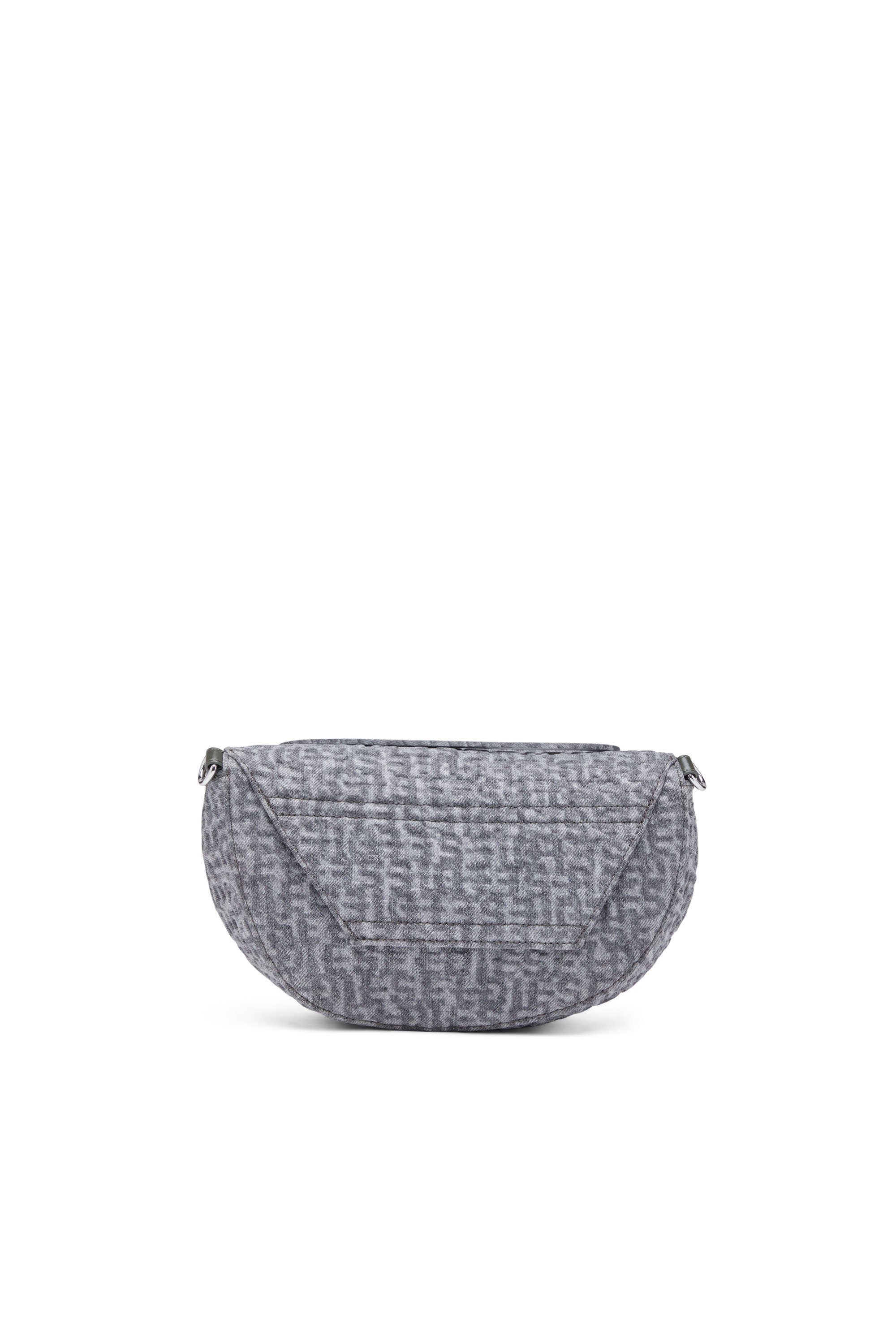 Diesel - 1DR-CROSSBODY, Woman's 1DR-Crossbody - Convertible bag in monogram denim in Grey - 2