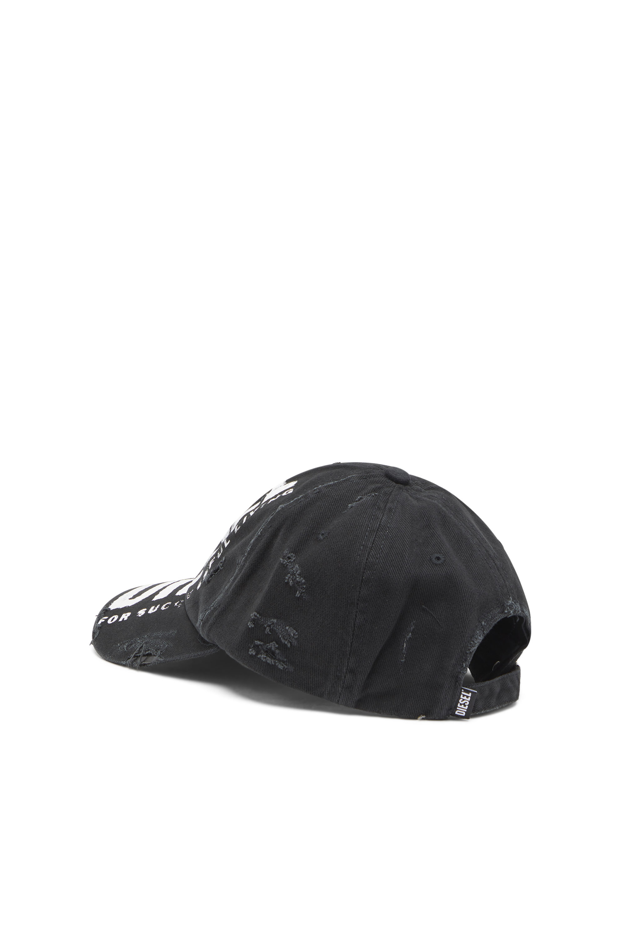 Diesel - C-EWAN, Unisex's Baseball cap with Diesel lettering in Black - 2