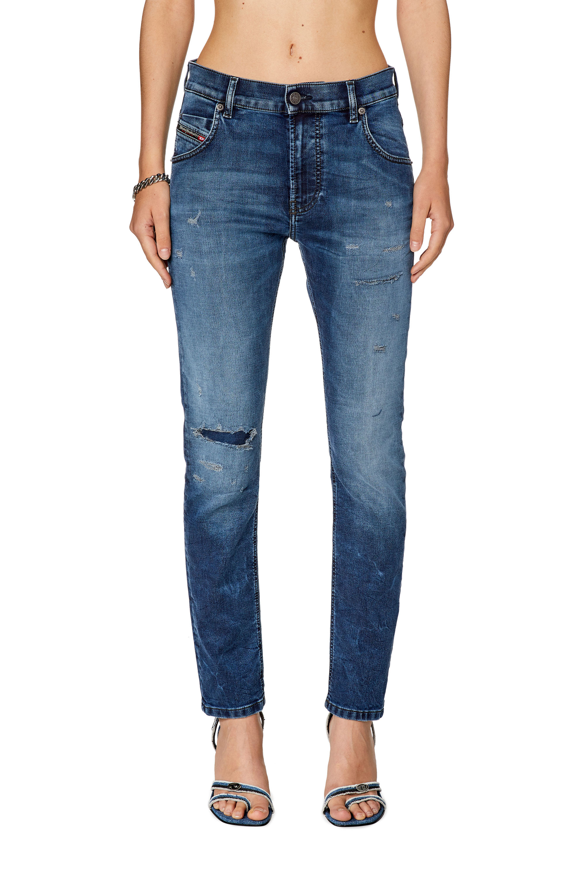 Diesel - Boyfriend 2031 D-Krailey Joggjeans® E9H11, Woman's Boyfriend 2031 D-Krailey Joggjeans® in Dark Blue - 1
