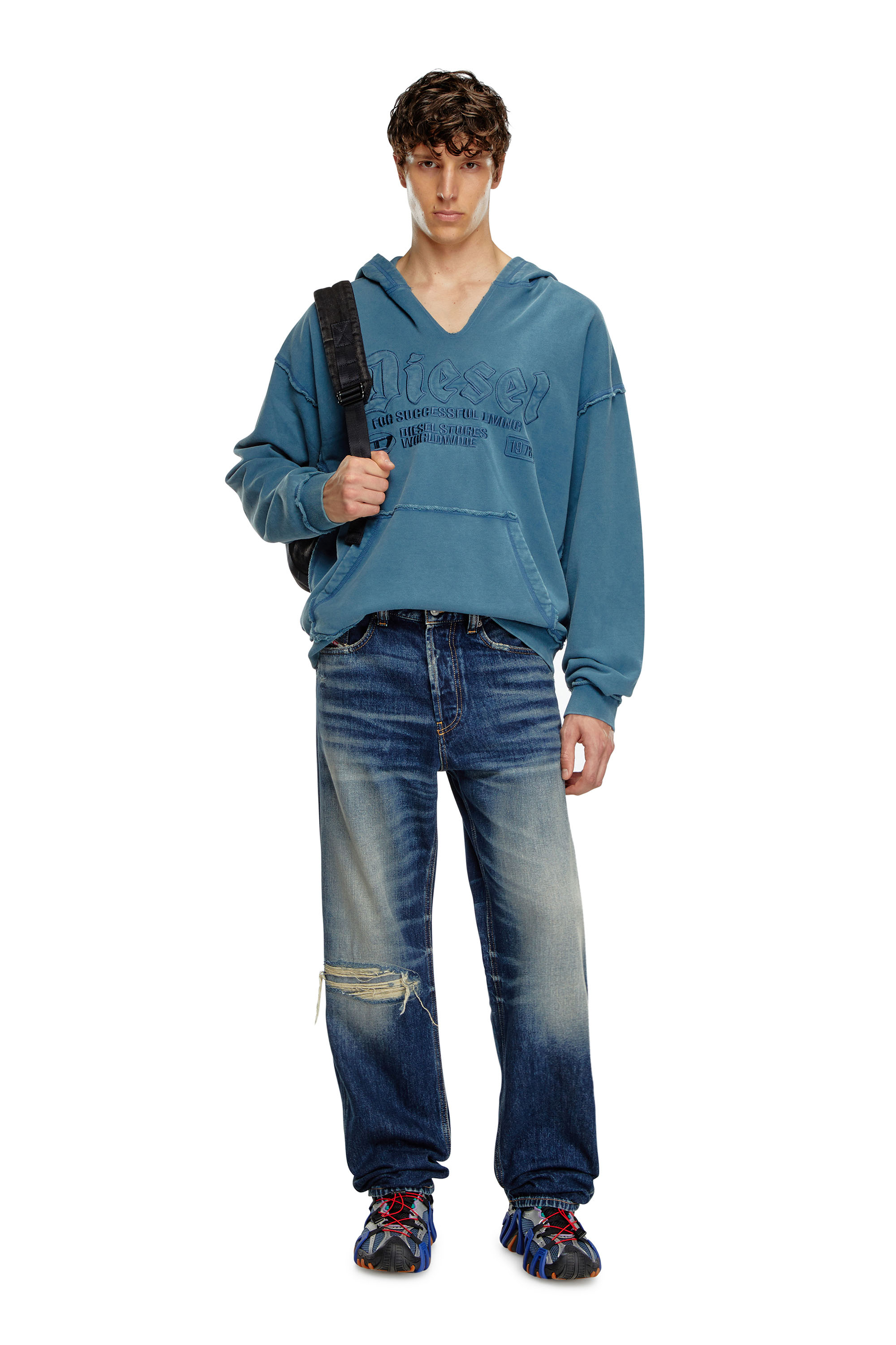 Diesel - Man's Regular Jeans 2024 D-Macs 09J95, Dark Blue - 2