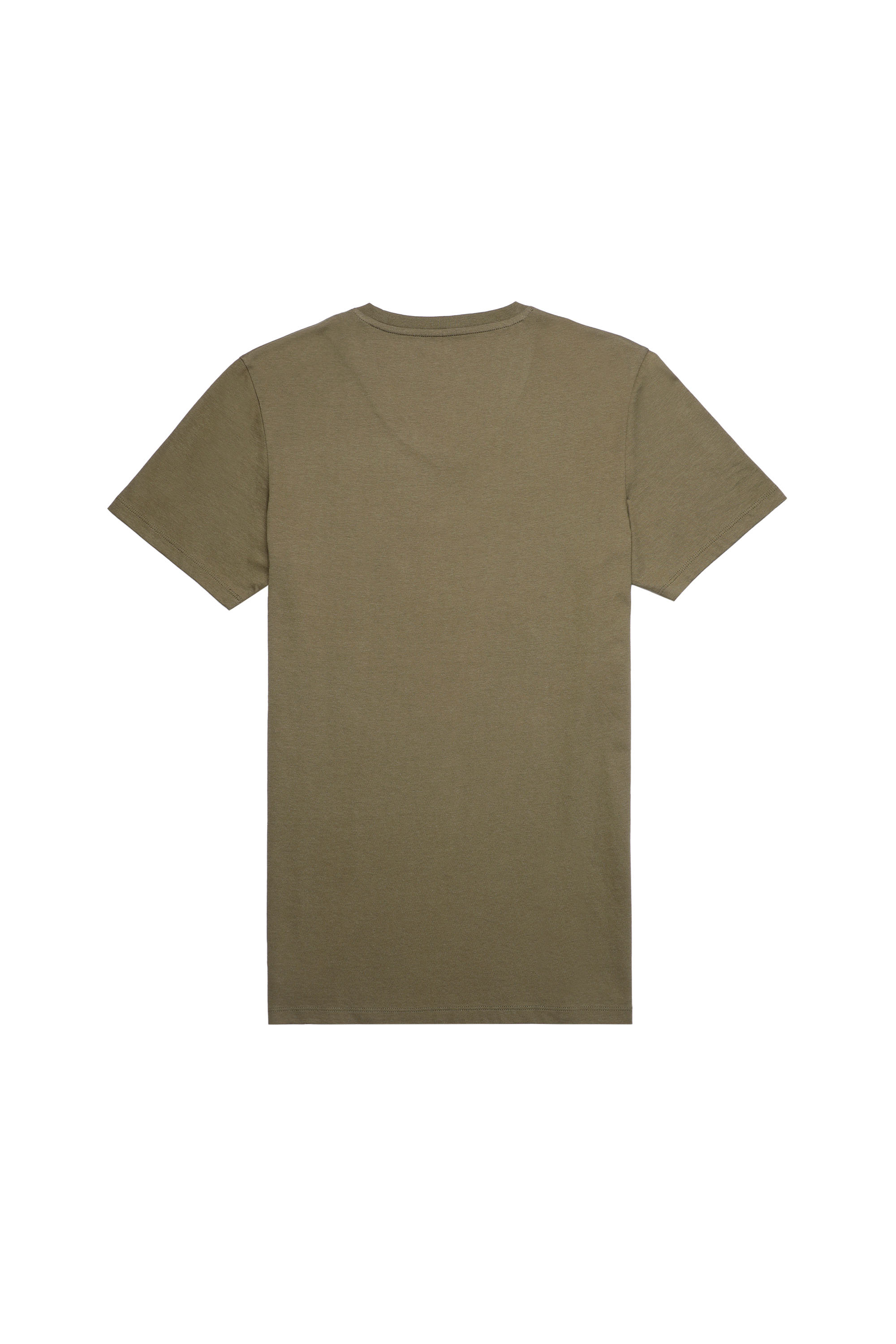 Diesel - UMTEE-MICHAEL-TUBE-TWOPACK, Man's Two-pack V-neck T-shirts with logo print in Blue/Green - 3
