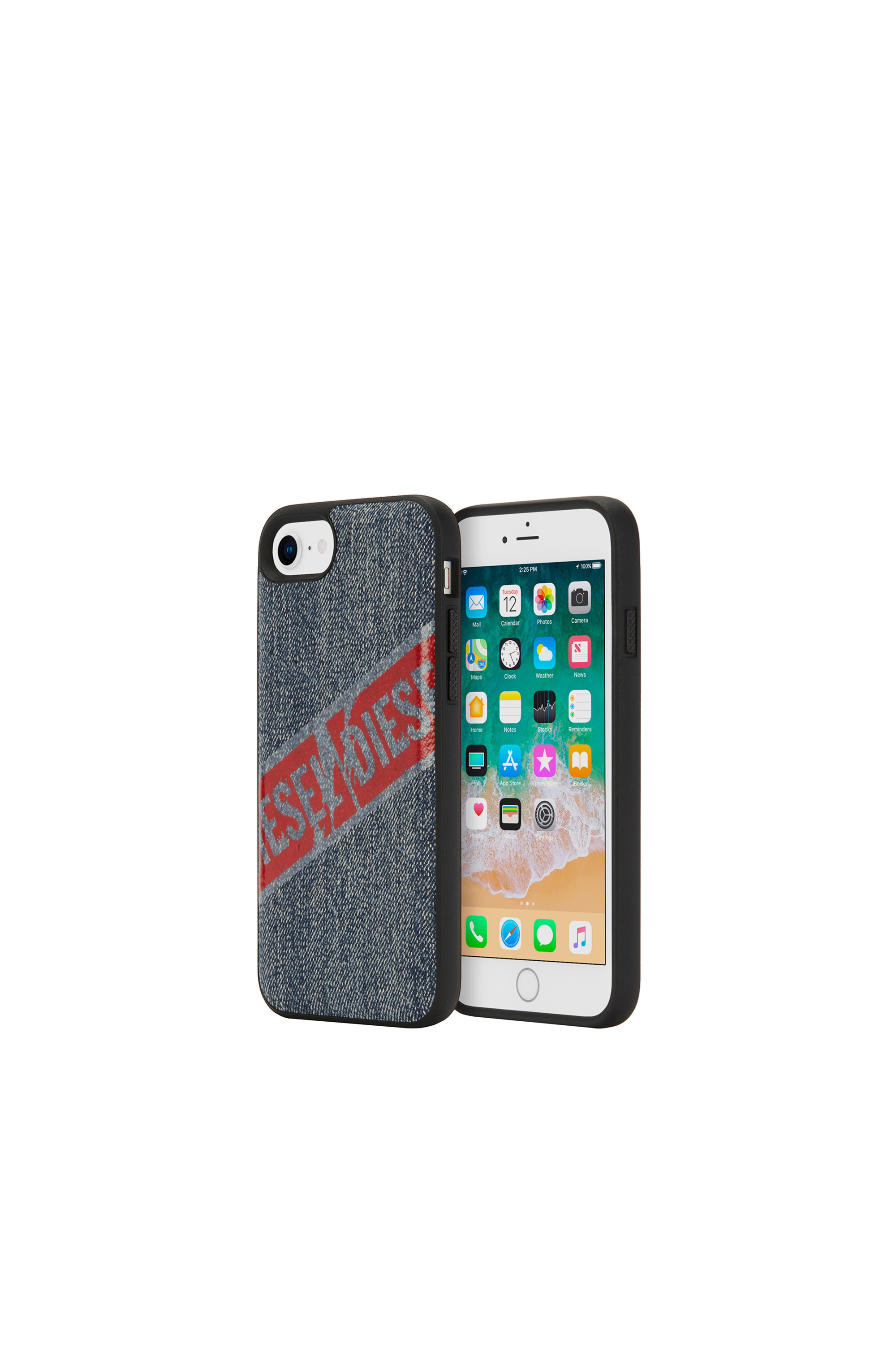Diesel - VINTAGE DENIM IPHONE 8/7/6S/6 CASE, Unisex's Vintage denim case, iPhone 8/7/6s/6 in Blue Jeans - 1