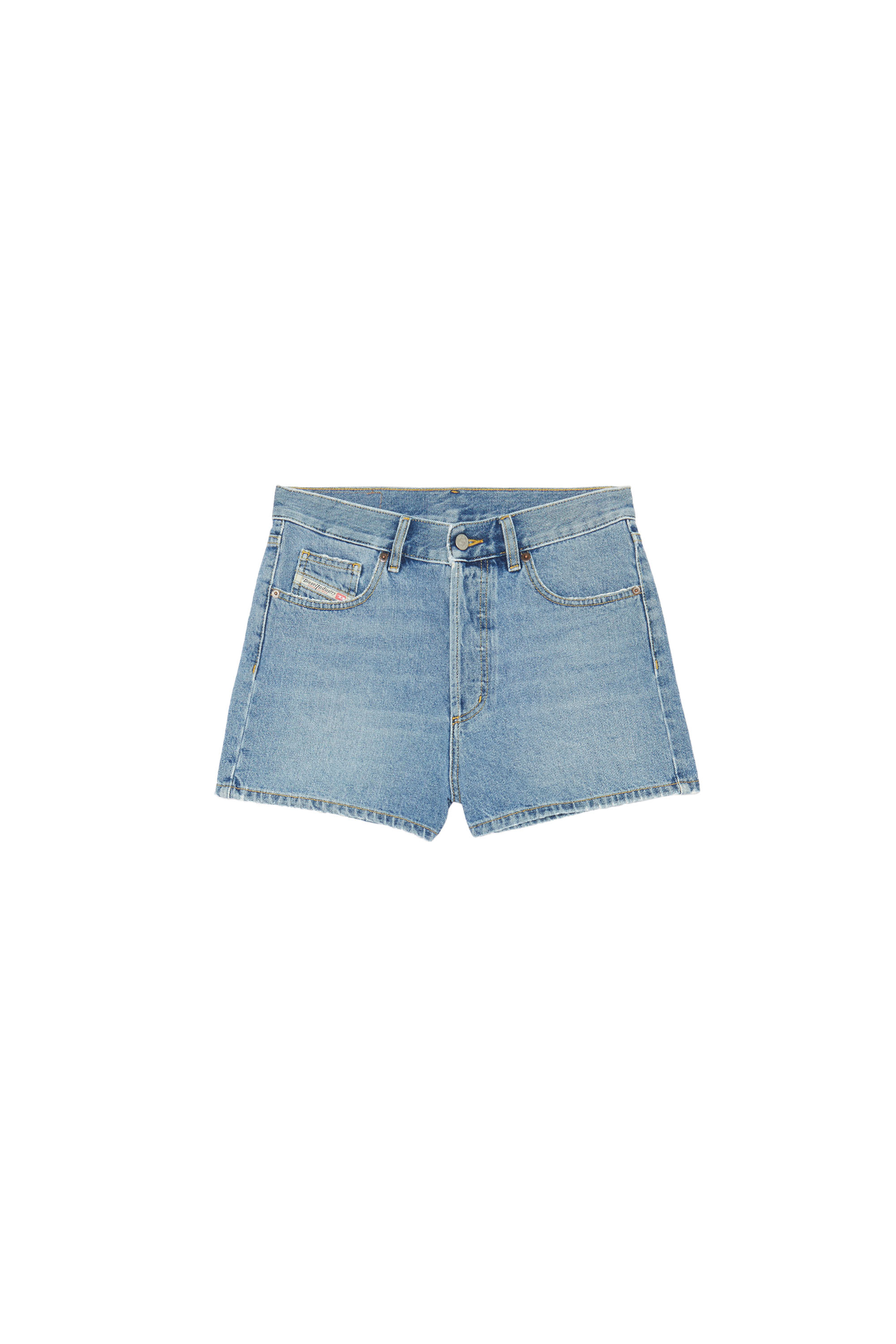 Diesel - D-GER, Woman's Denim shorts in Light Blue - 3