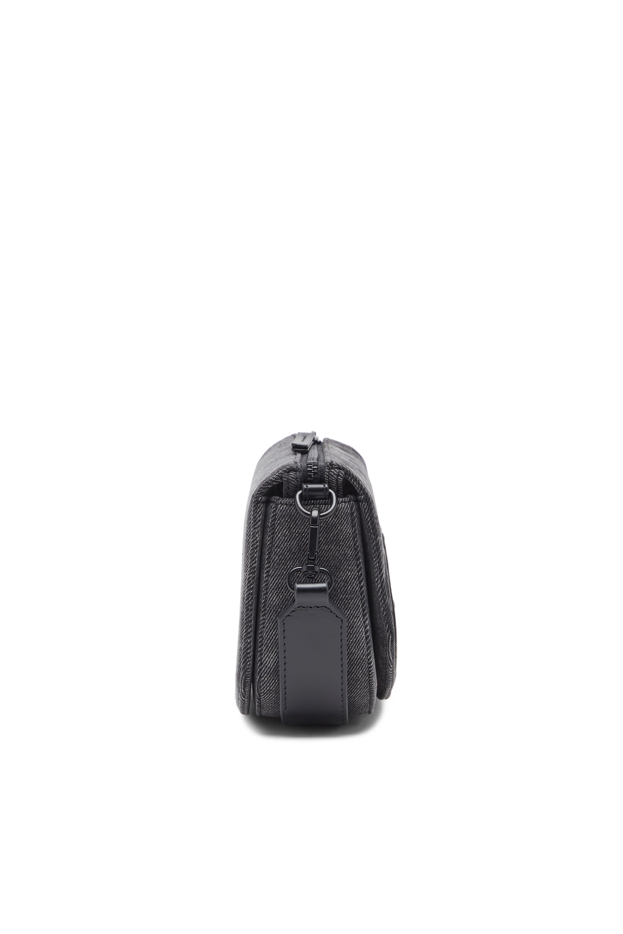 Diesel - 1DR CAMERA BAG, Unisex's 1DR-Camera bag in stonewashed denim in Black - 3