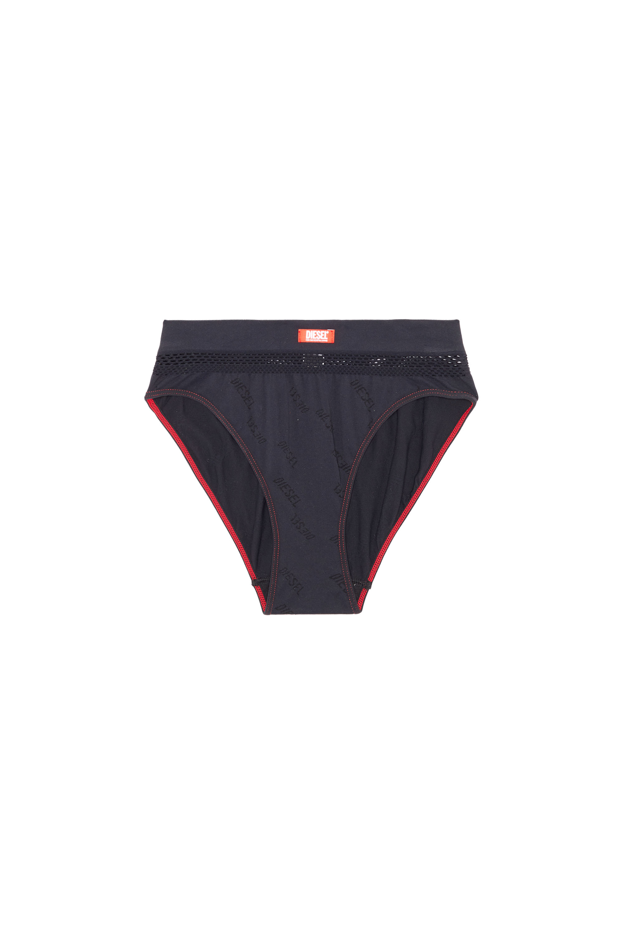 Diesel - UFPN-PANNIE, Woman's Seamless briefs with Diesel motif in Pink - 1