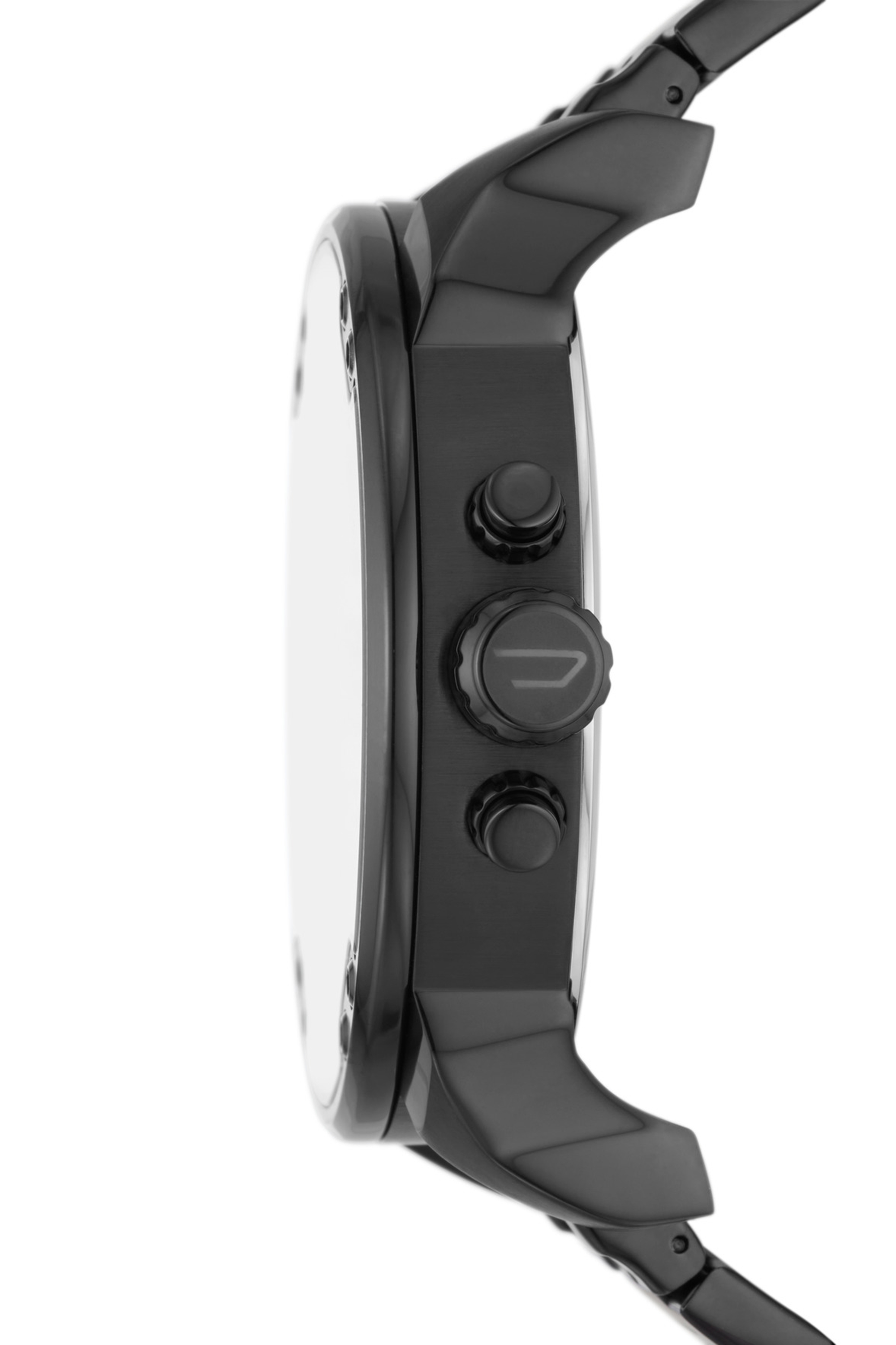 Diesel - DZ7463, Man's Mr. Daddy 2.0 hronograph black-tone stainless steel watch in Dark grey - 3