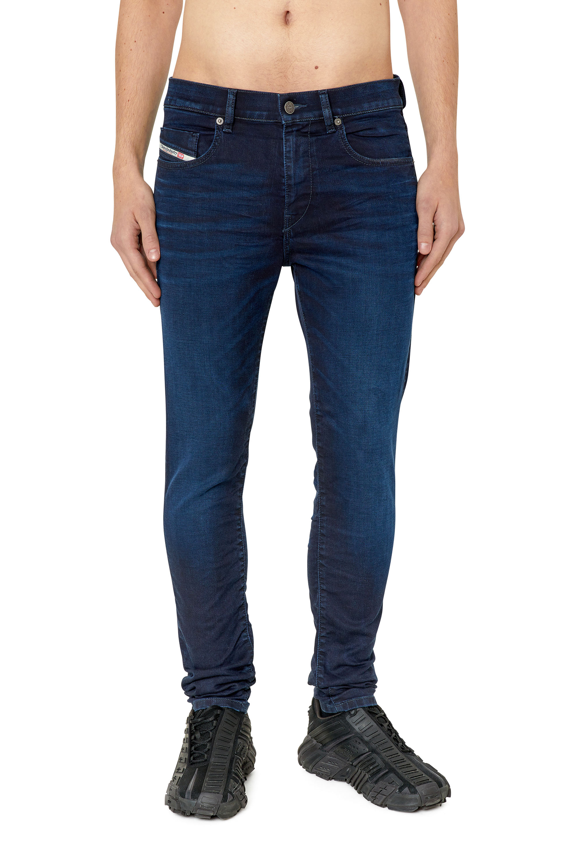 Diesel - Man's Slim 2060 D-Strukt Joggjeans® 068CU, Dark Blue - 1