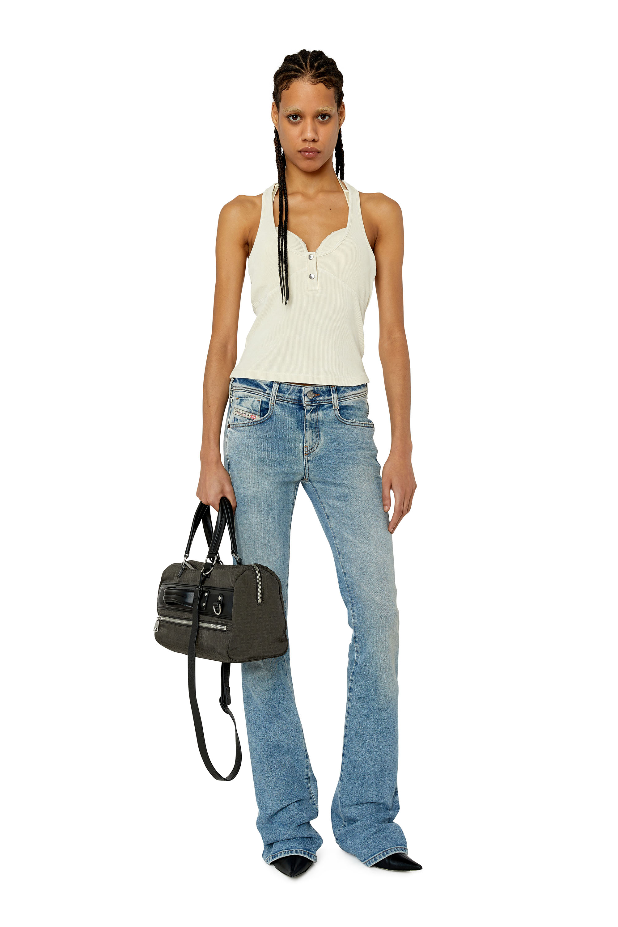 Diesel - Woman's Bootcut and Flare Jeans 1969 D-Ebbey 09E86, Light Blue - 2