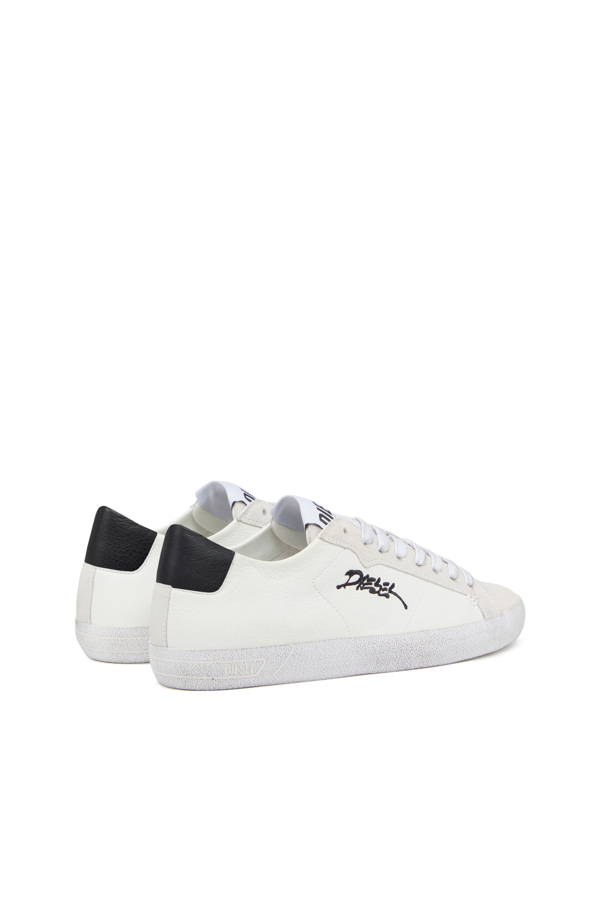 Diesel - S-LEROJI LOW, Man's S-Leroji Low - Low-top sneakers with embroidered logo in White - 3