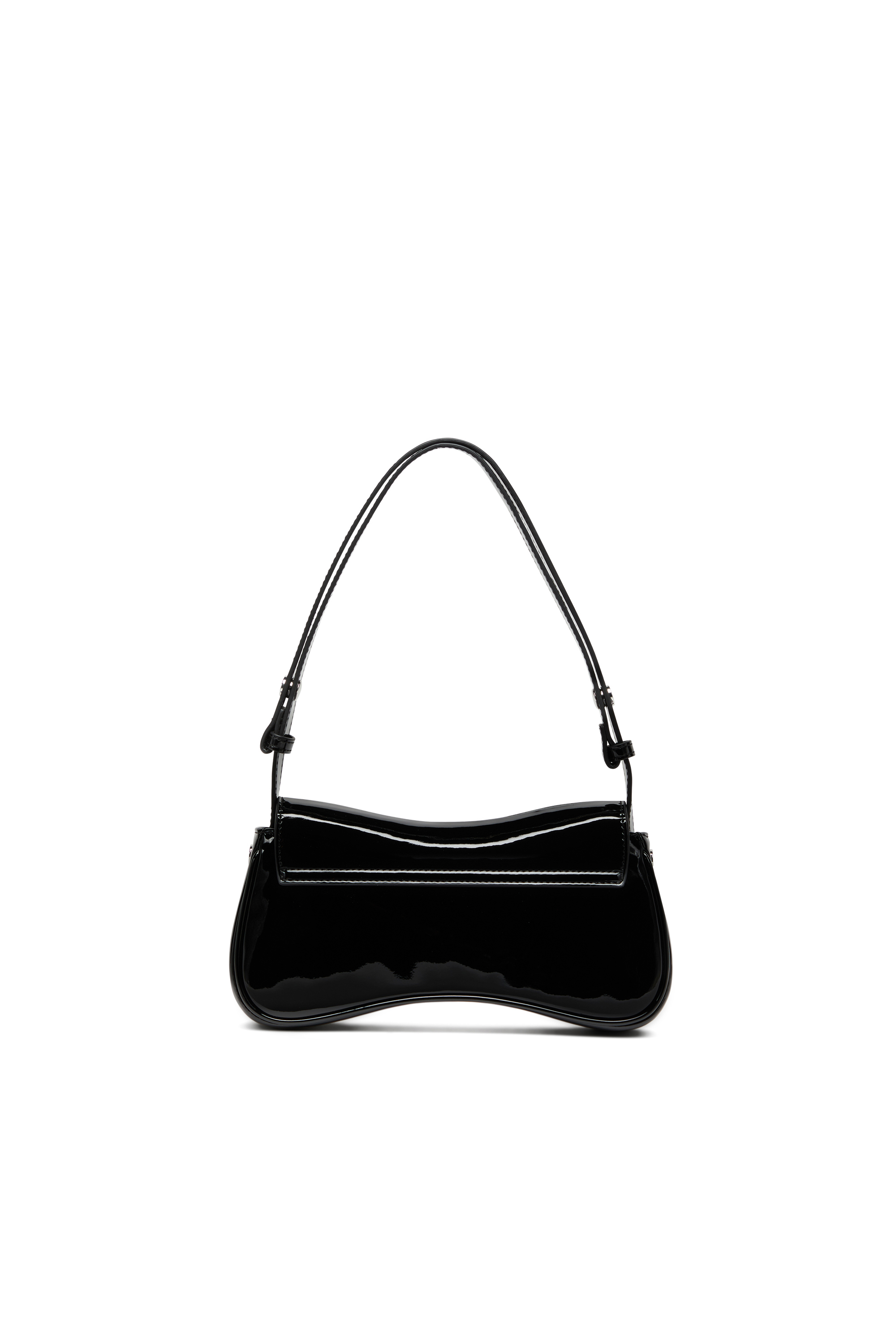 Diesel - PLAY CLUTCH, Woman's Play-Clutch in glossy PU in Black - 2