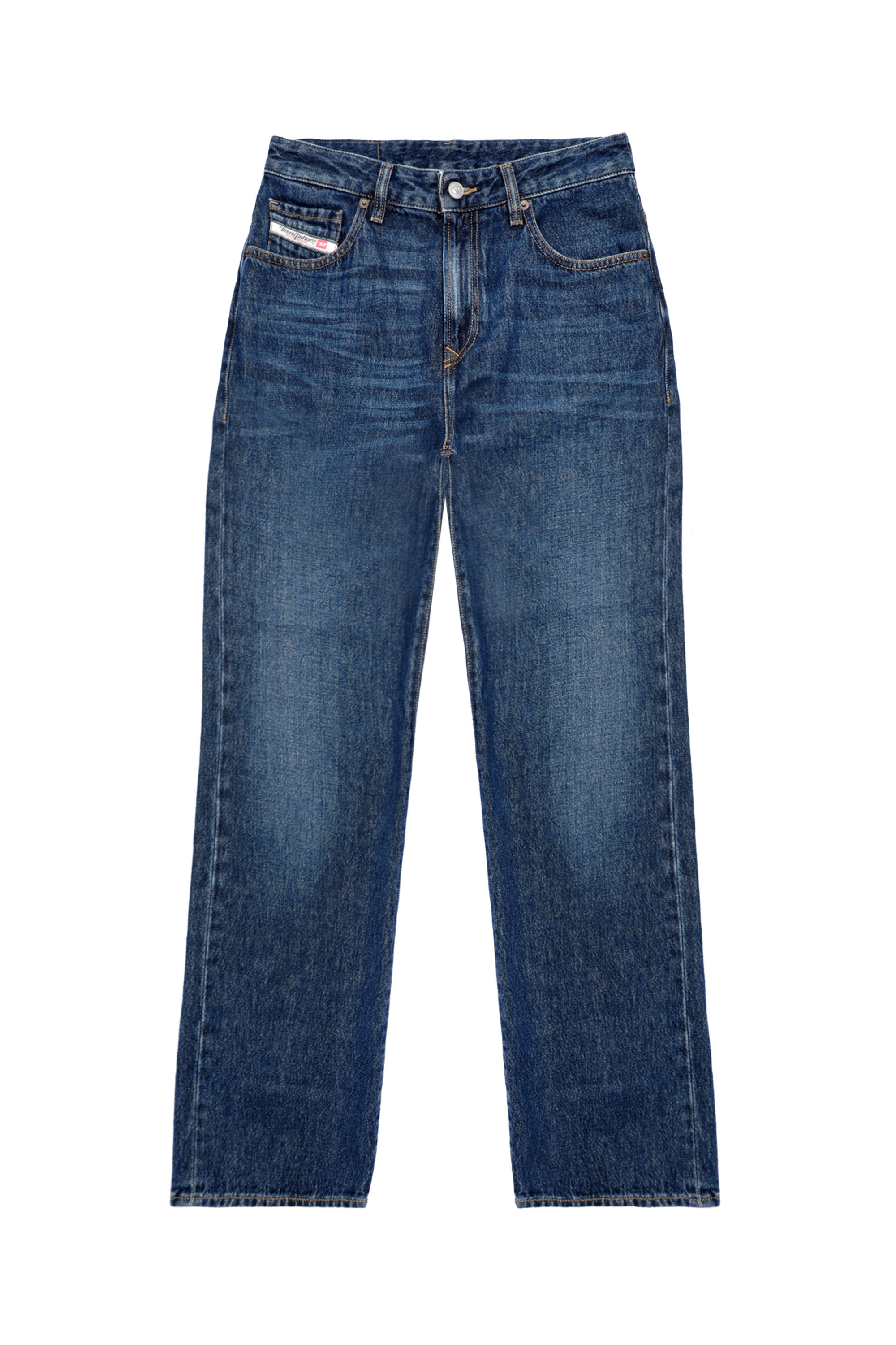 Diesel - Straight Jeans 1999 D-Reggy 09C03, Woman's Straight Jeans - 1999 D-Reggy in Dark Blue - 3