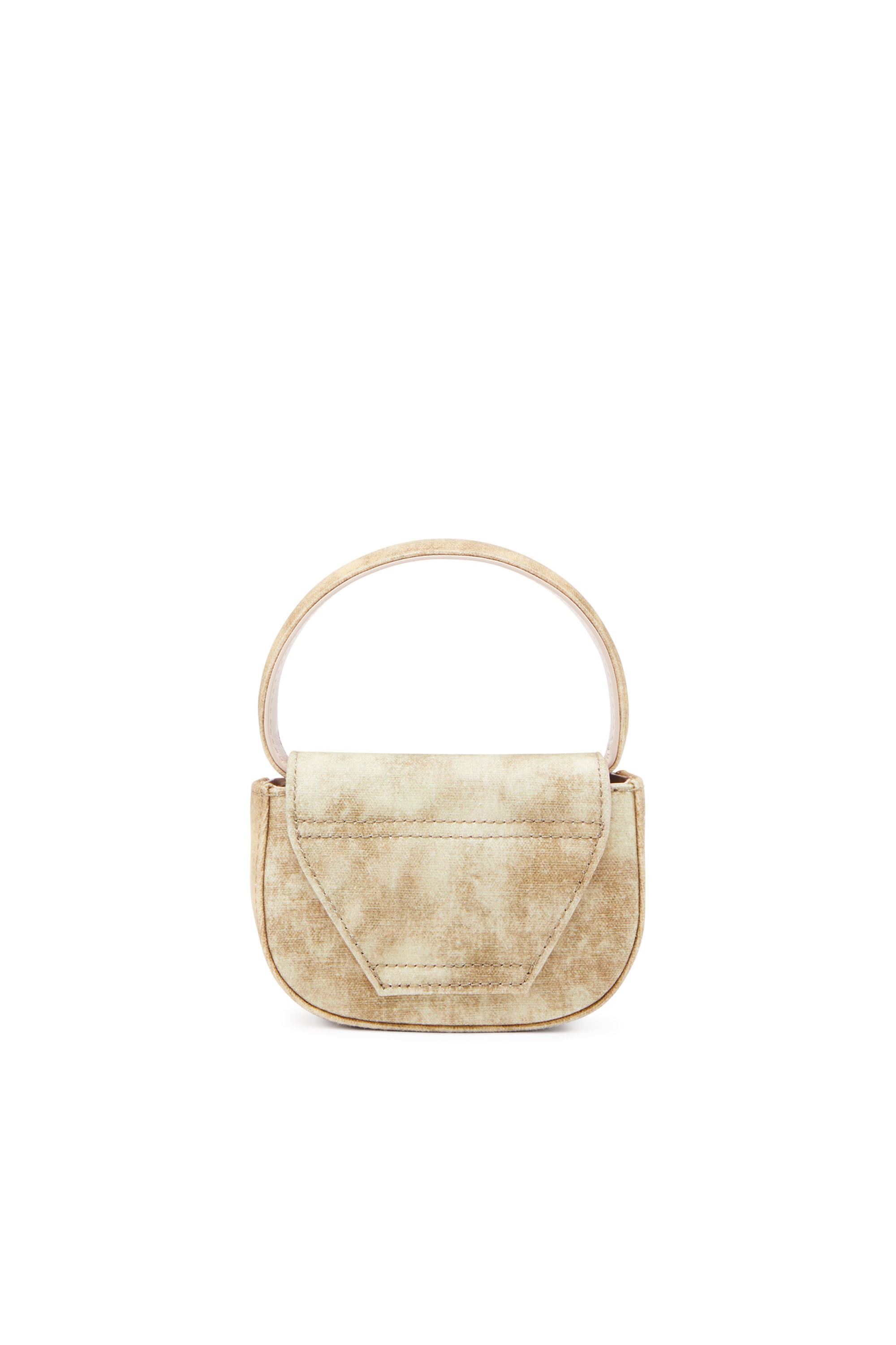 Diesel - 1DR XS, Woman's 1DR XS - Iconic mini bag in waxed canvas in Yellow - 2