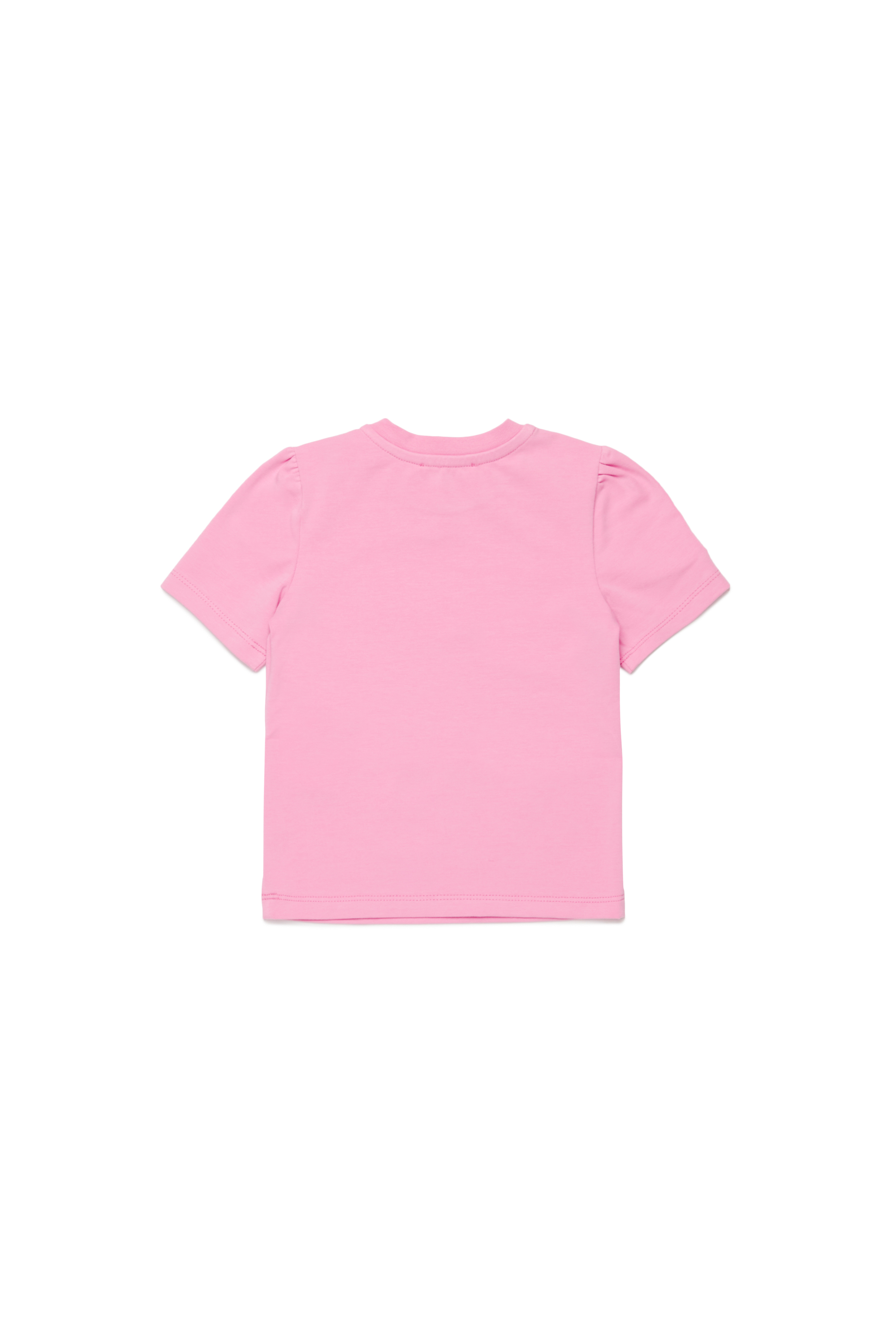 Diesel - TCIRTAB, Woman's T-shirt with crystal Oval D logo in Pink - 2