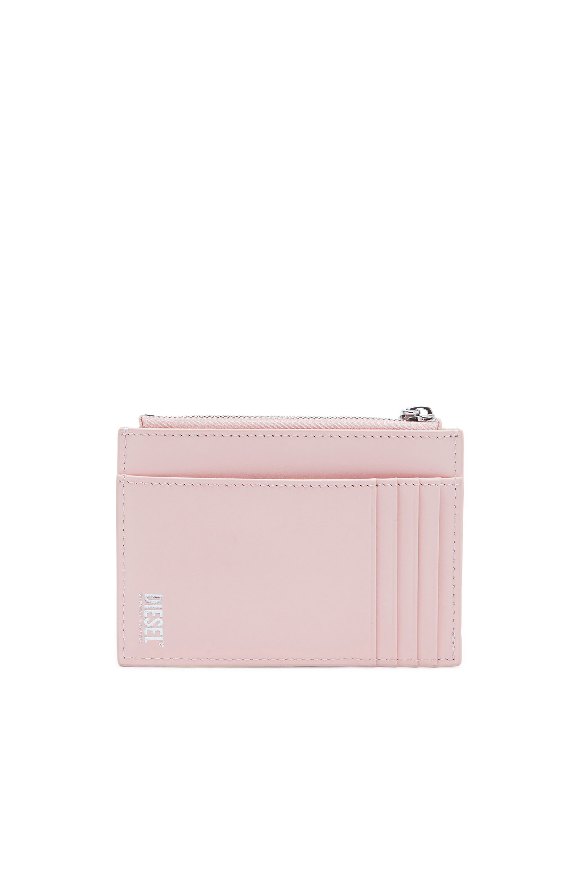 Diesel - 1DR CARD HOLDER I, Woman's Card holder in pastel leather in Pink - 2