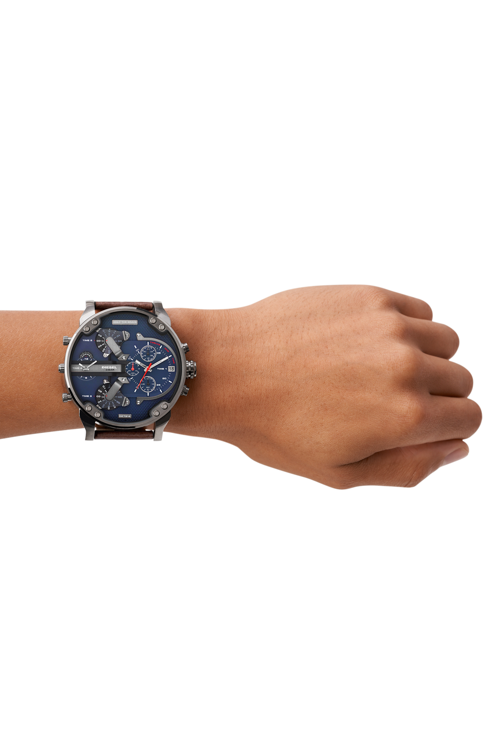 Diesel - DZ7314 MR. DADDY 2.0, Man's Mr. Daddy 2.0 watch with multi-layer watch in Brown - 3