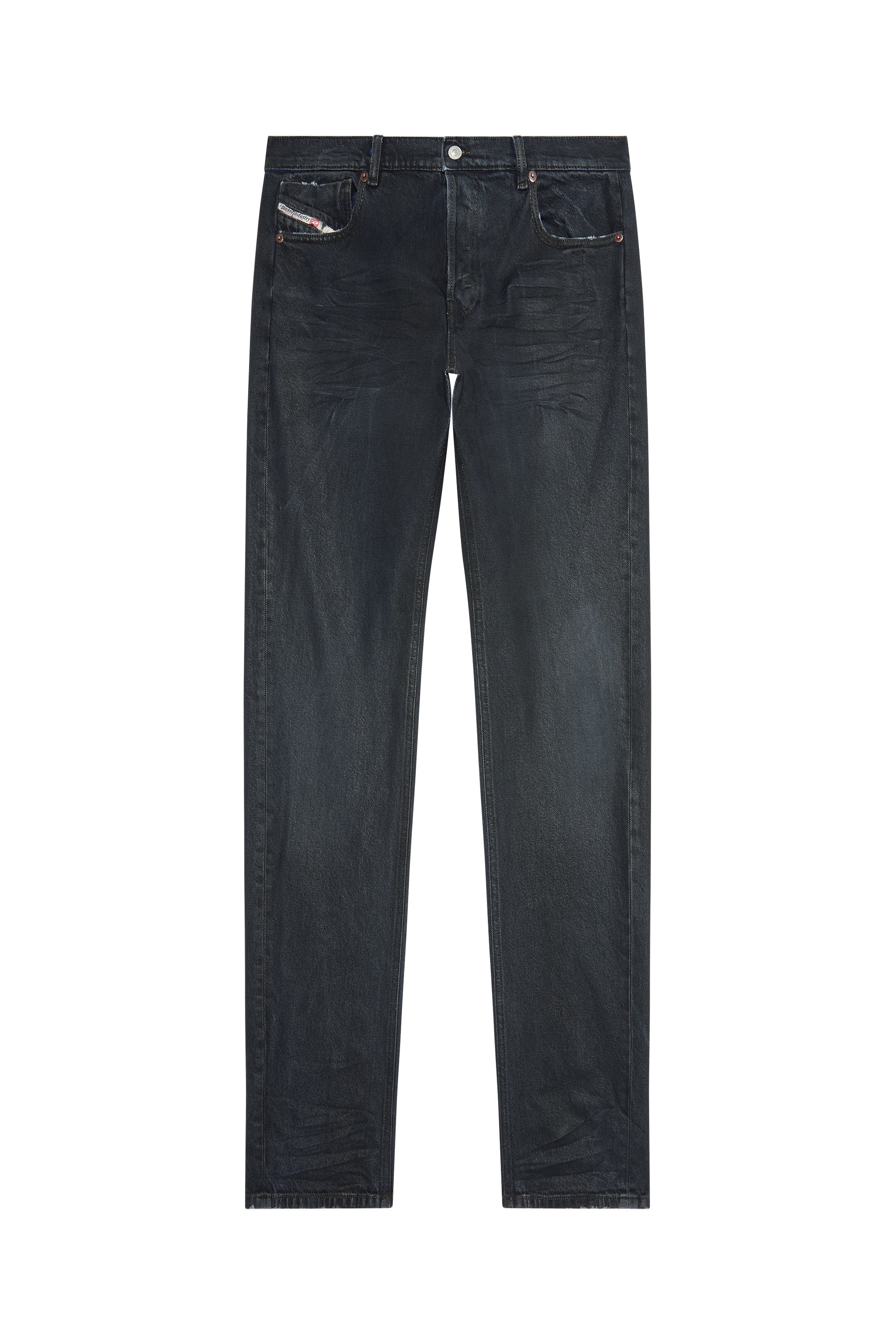 Diesel - Man's Straight Jeans 1995 D-Sark 0HJAU, Black/Dark grey - 3