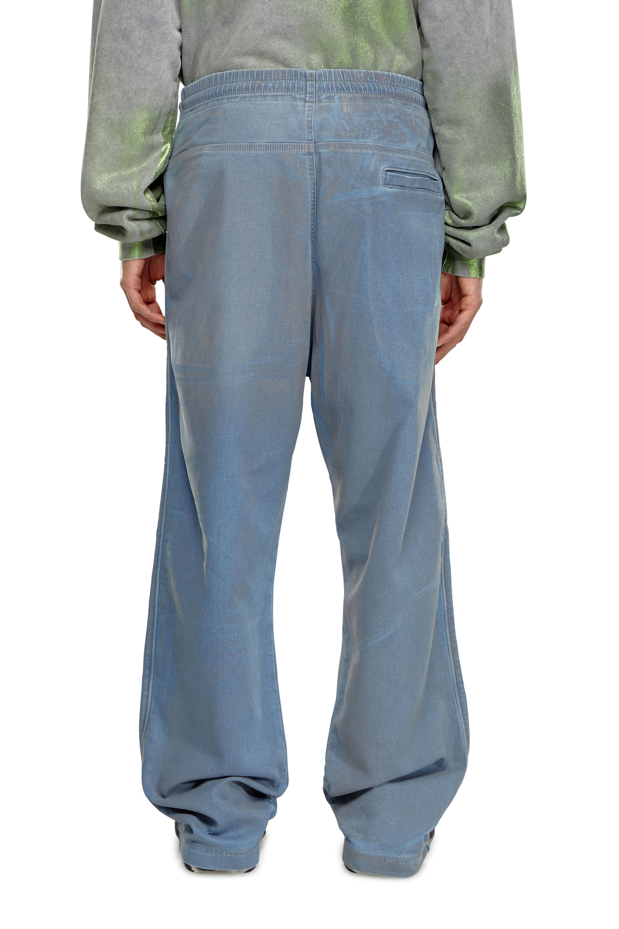Diesel - Unisex's Relaxed D-Martyans Track Denim 068KN, Light Blue - 4