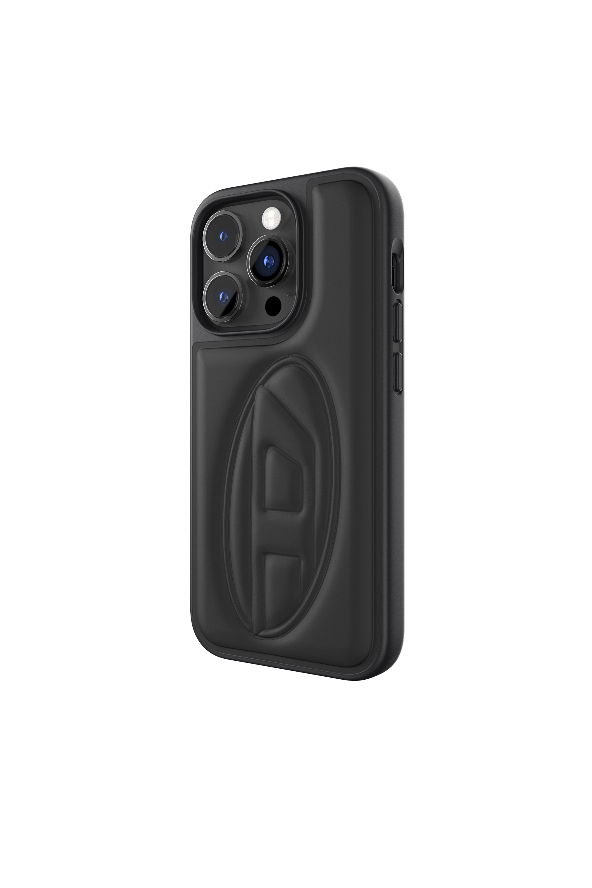 Diesel - 53407 MOULDED CASE, Unisex's Moulded case D logo for iPhone 14 Pro in Black - 4