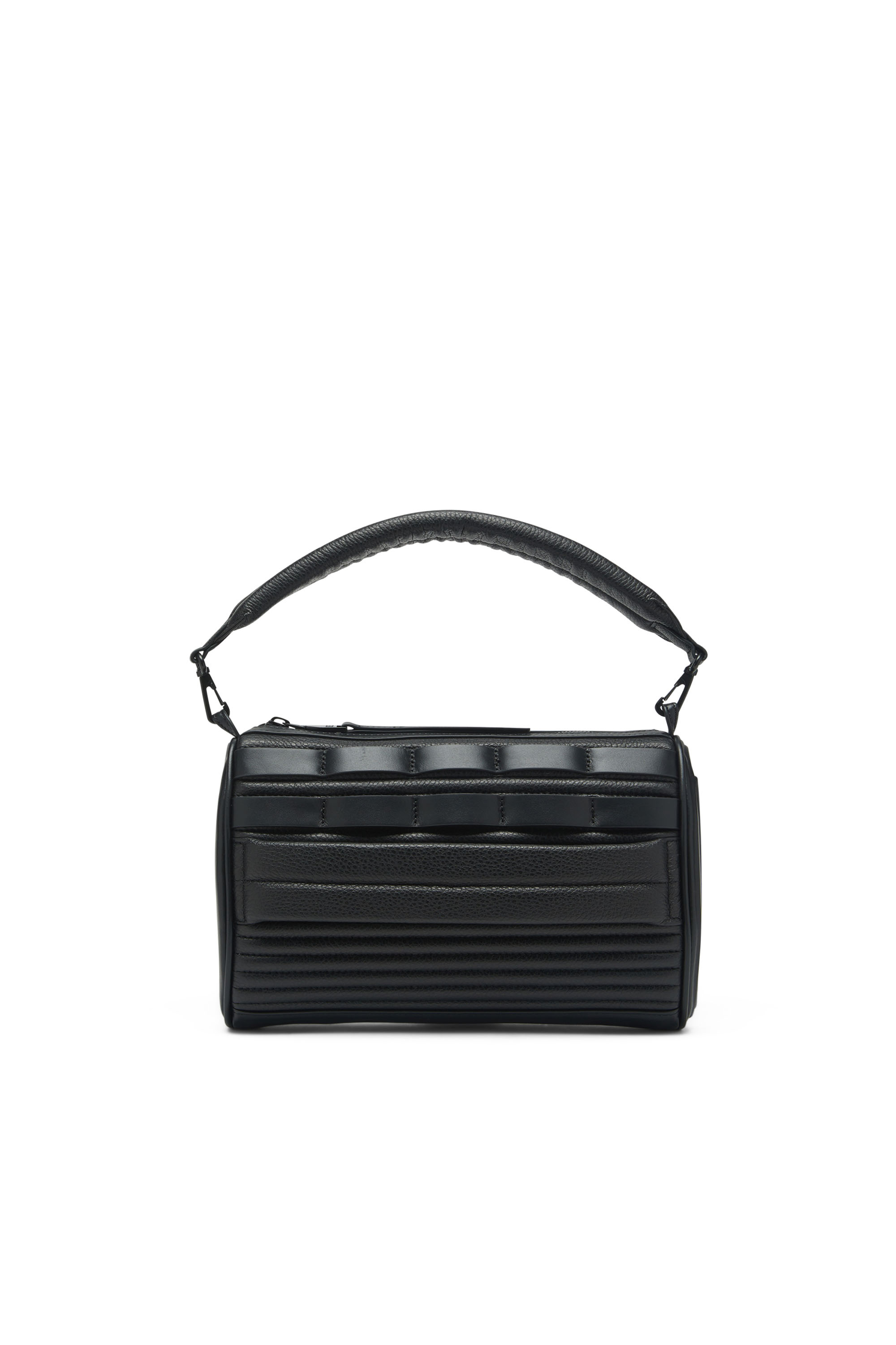 Diesel - ODD CROSSBODY S X, Unisex's Odd Crossbody S X - Convertible utility bag in leather in Black - 1