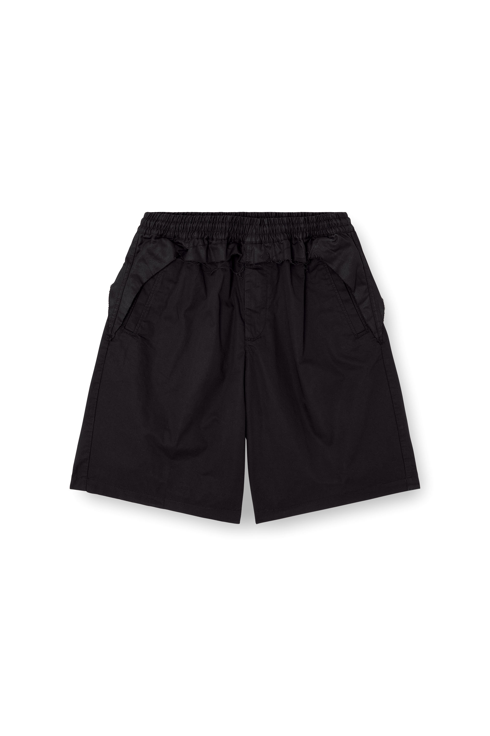 Diesel - P-GUSTAF-SHORT, Man's Cargo shorts in Black - 3