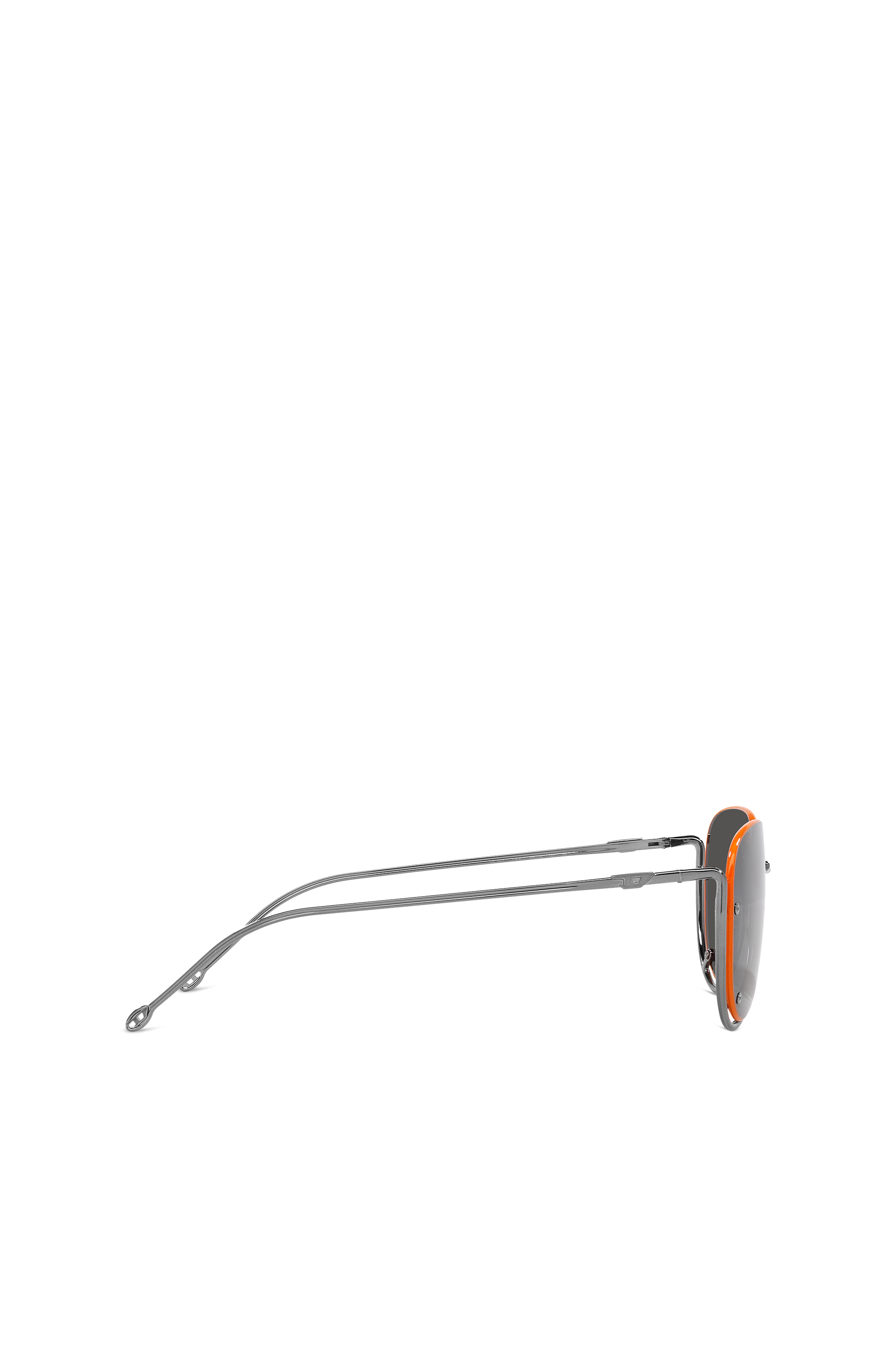 Diesel - 0DL1003, Unisex's Pilot model sunglasses in Black/Orange - 3