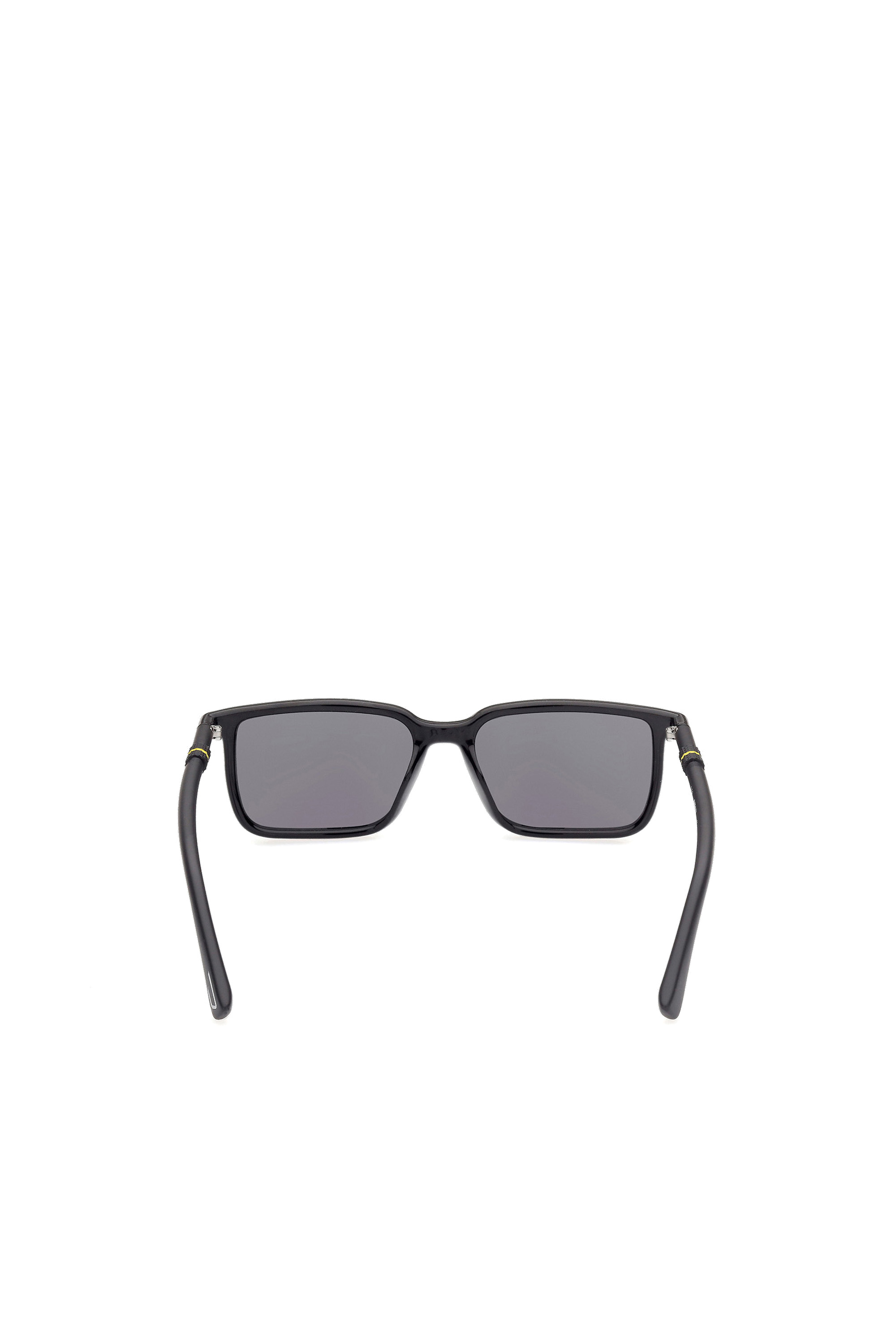 Diesel - DL0331, Man's Navigator sunglasses in injected acetate in Black - 4