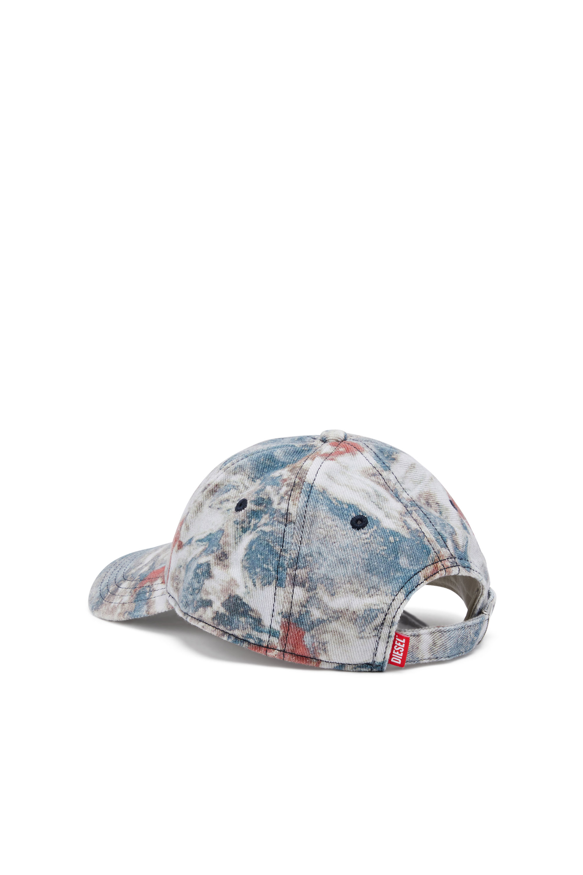 Diesel - C-NIMS-CMF, Man's Baseball cap with Planet print in Blue - 2