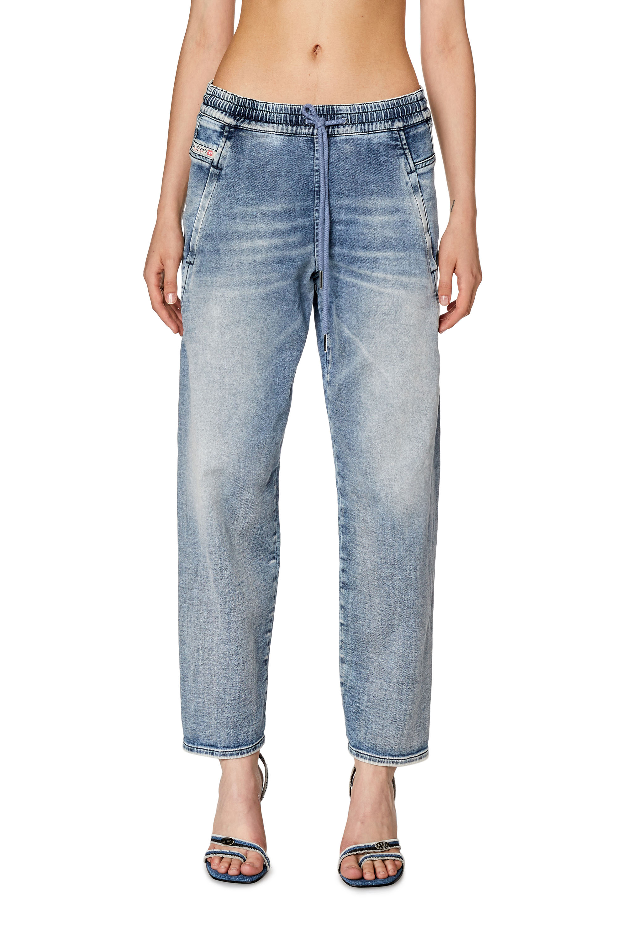 Diesel - Woman's Boyfriend 2031 D-Krailey Joggjeans® 068FL, Medium blue - 1
