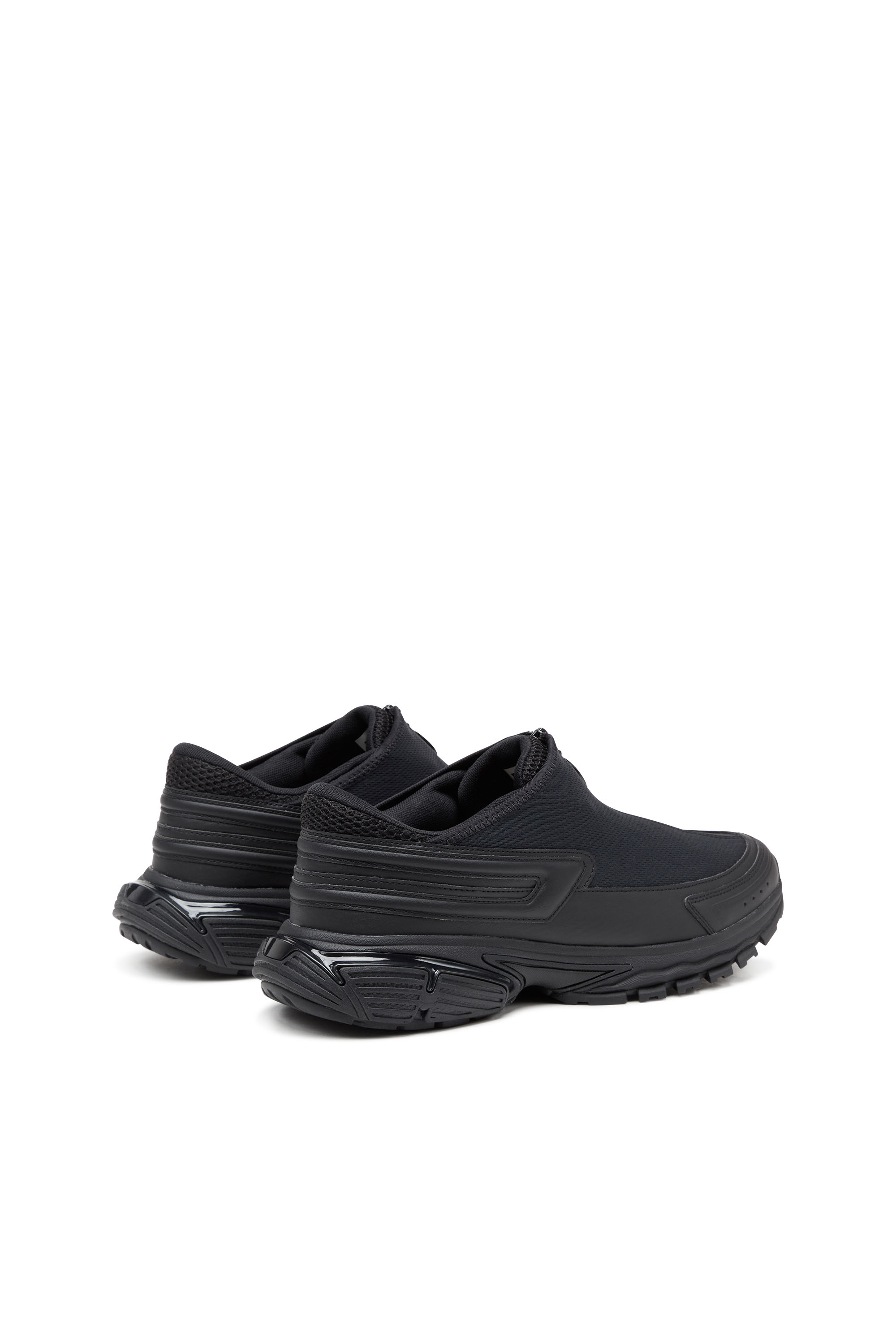 Diesel - S-SERENDIPITY PRO-X1 ZIP X, Unisex's S-Serendipity-Slip-on mesh sneakers with zip in Black - 3