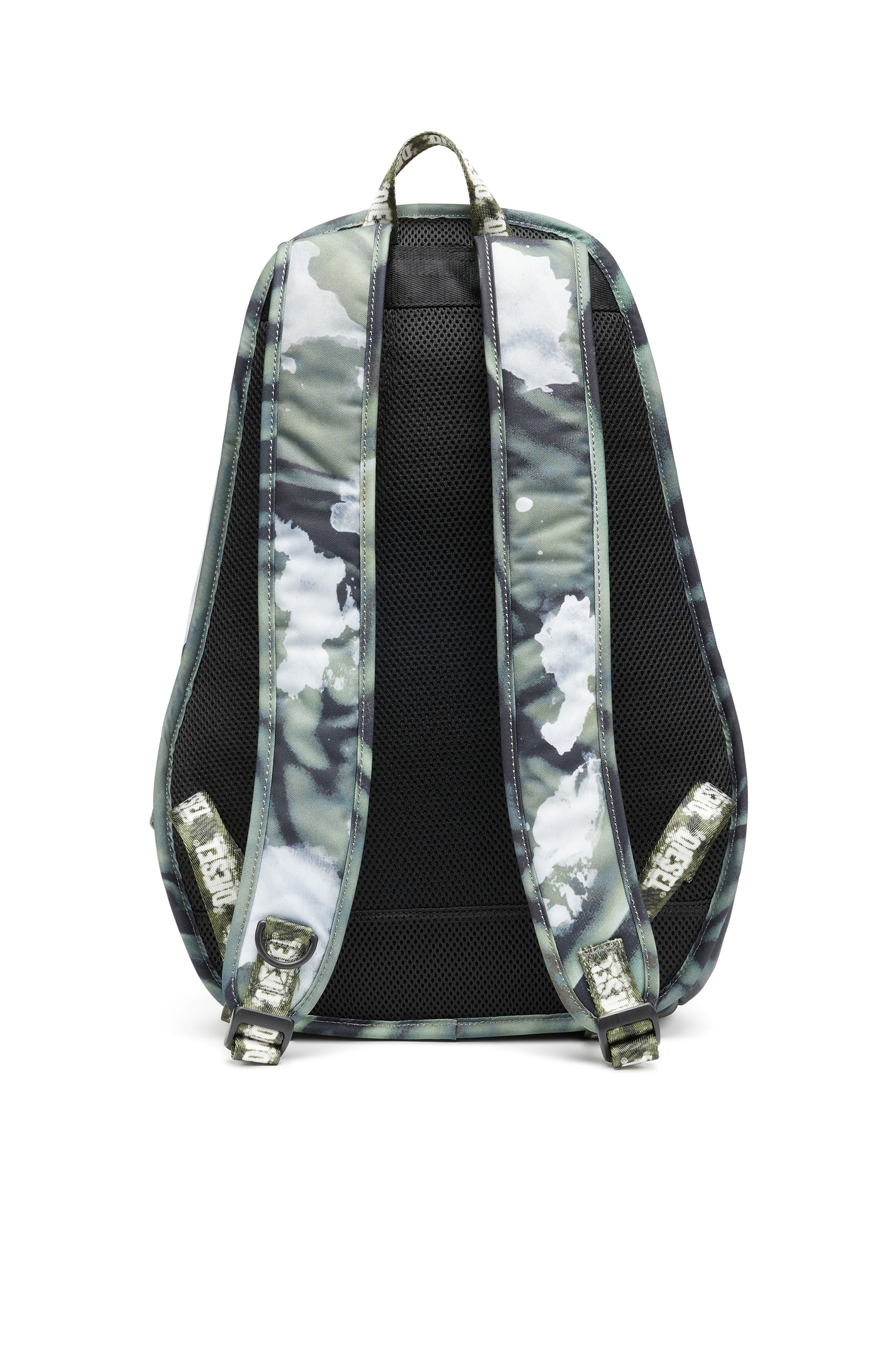 Diesel - RAVE BACKPACK X, Unisex's Rave-Backpack with wet-effect camo print in Green/White - 2