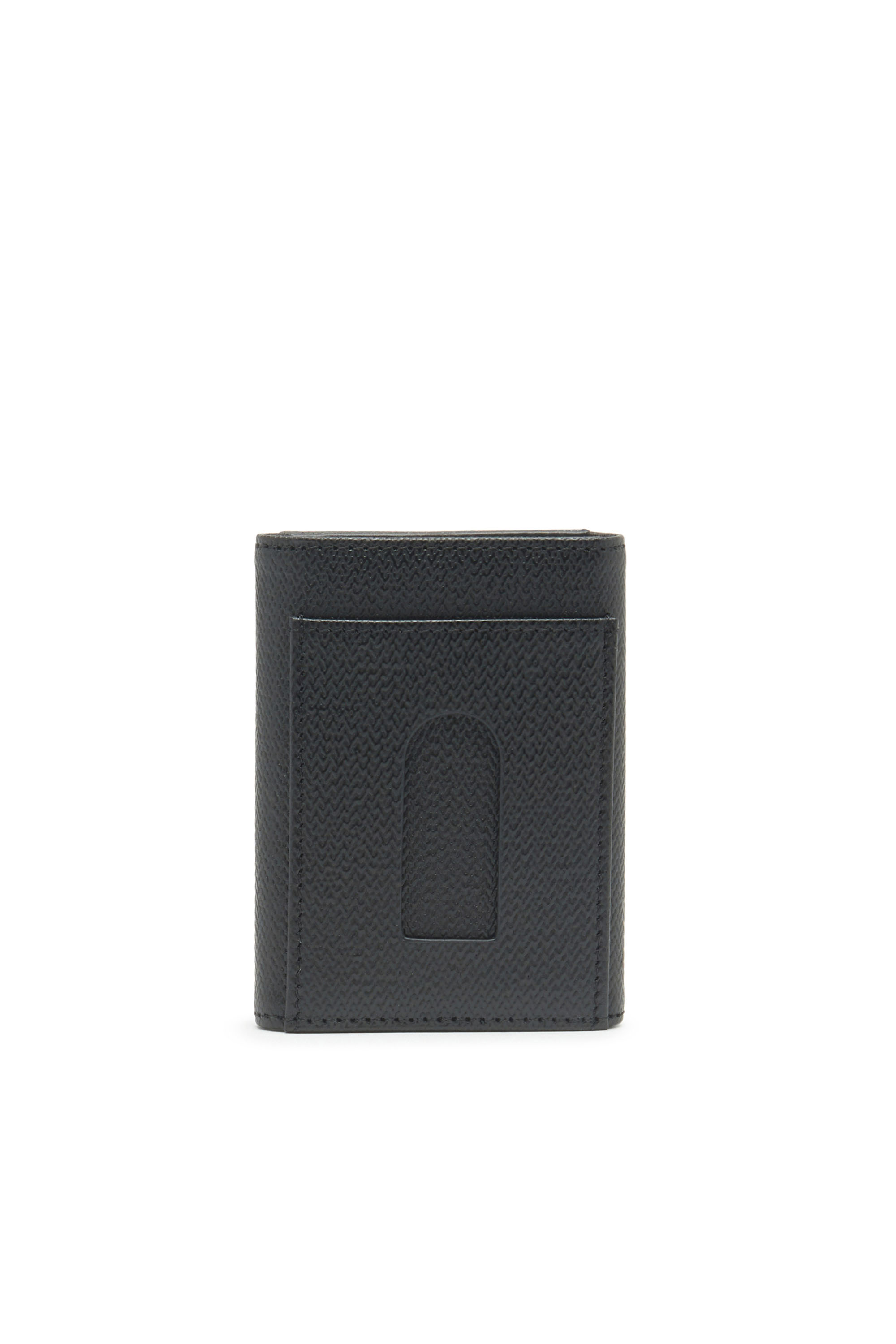Diesel - KEY HOLDER 4, Man's Keyholder in smooth and textured leather in Black - 2