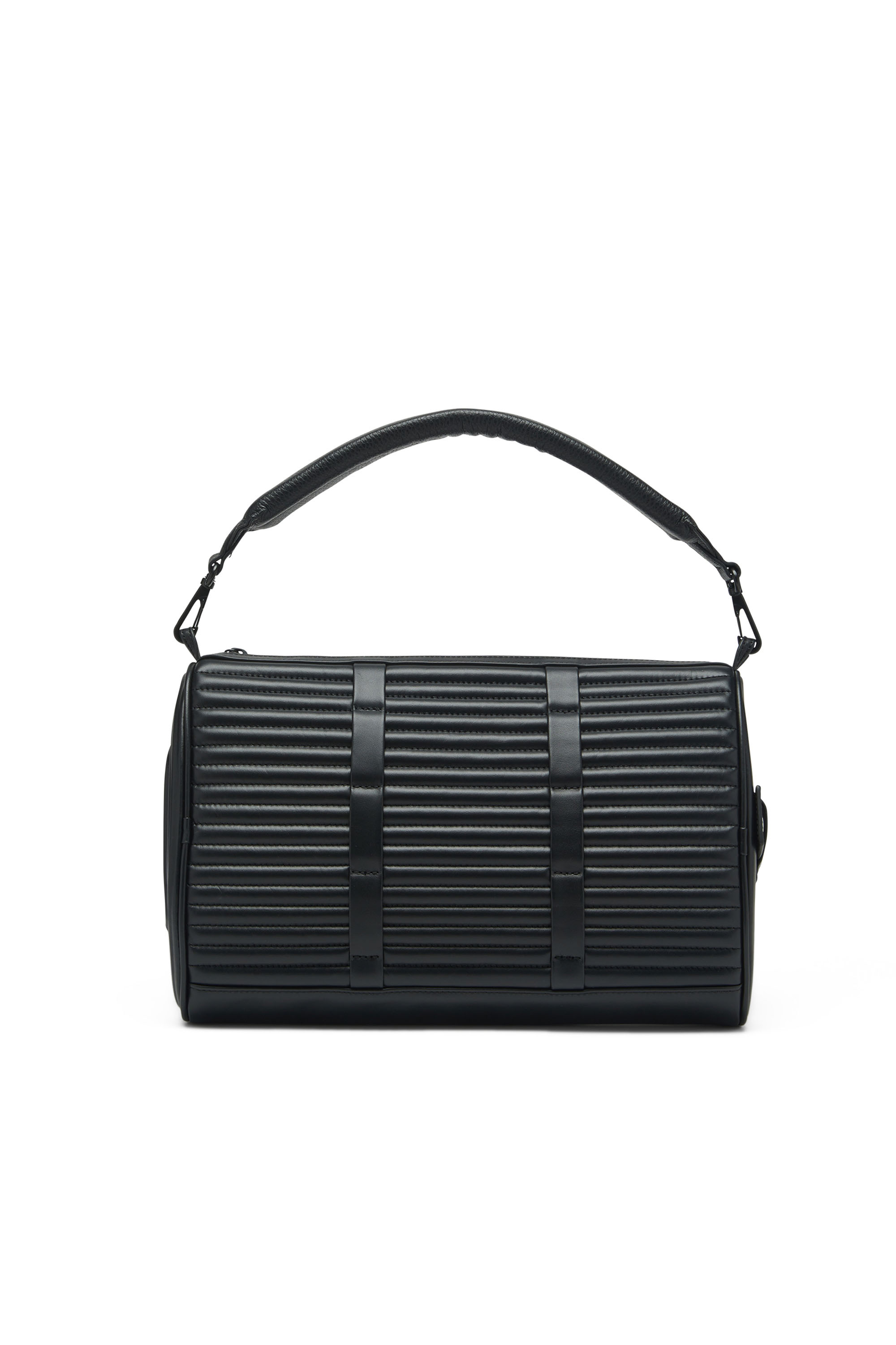 Diesel - ODD SHOULDER M X, Unisex's Odd Shoulder M X - Convertible leather bag in Black - 2