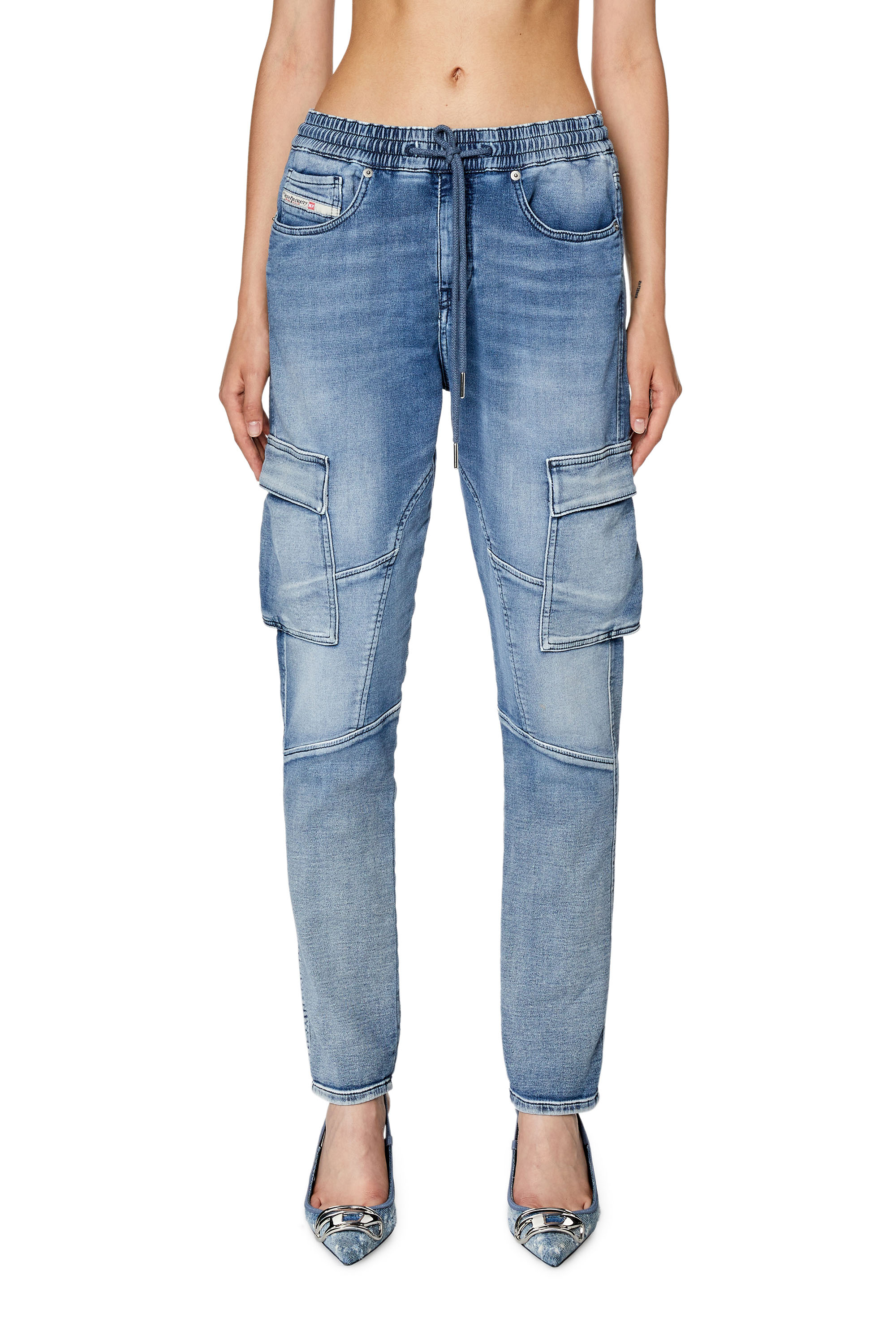 Diesel - Woman's Slim 2051 D-Ursy Track Denim 068FL, Medium blue - 1