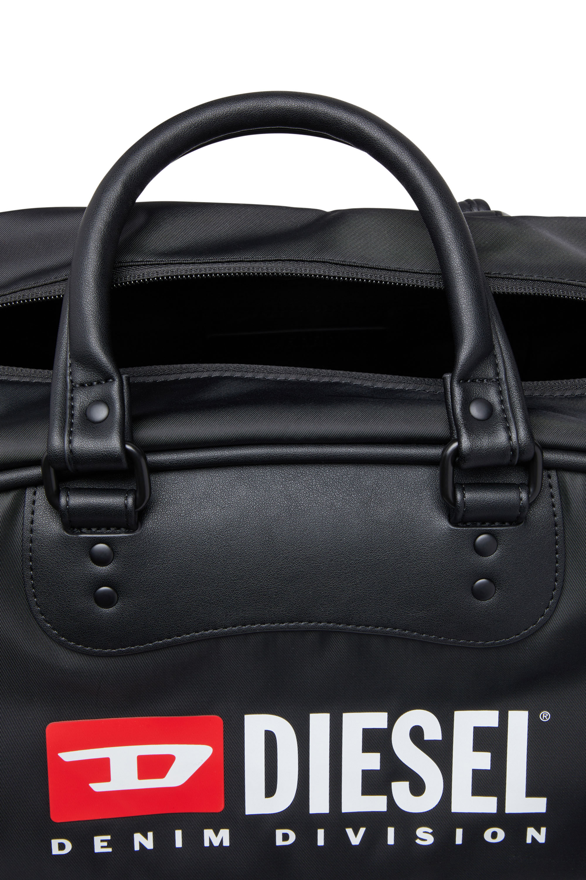 Diesel - RINKE DUFFLE, Man's Rinke Duffle - Duffle bag in technical fabric with logo in Black - 4