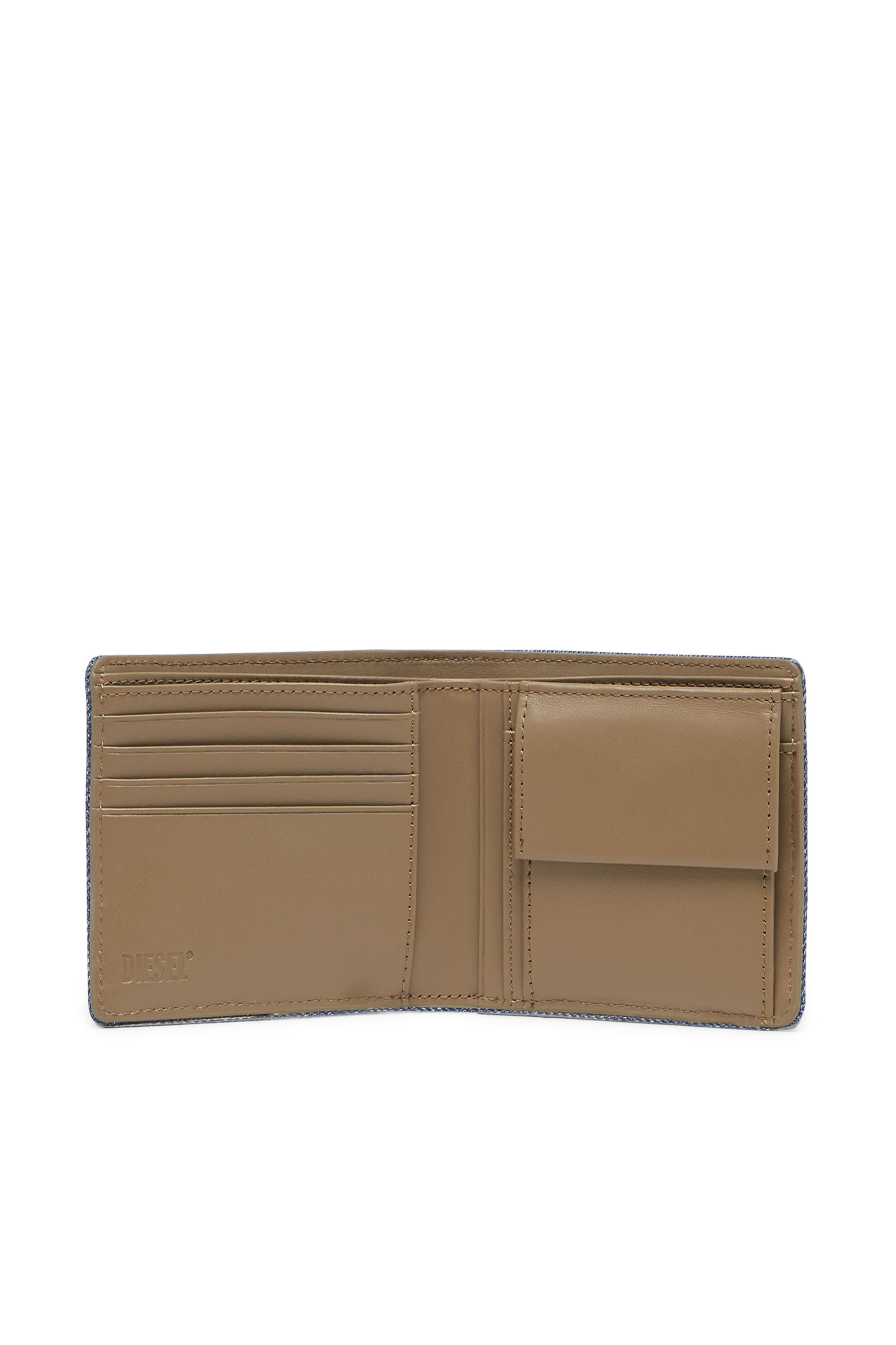 Diesel - BI-FOLD COIN S, Unisex's Bi-fold wallet in solarised denim in Blue - 3