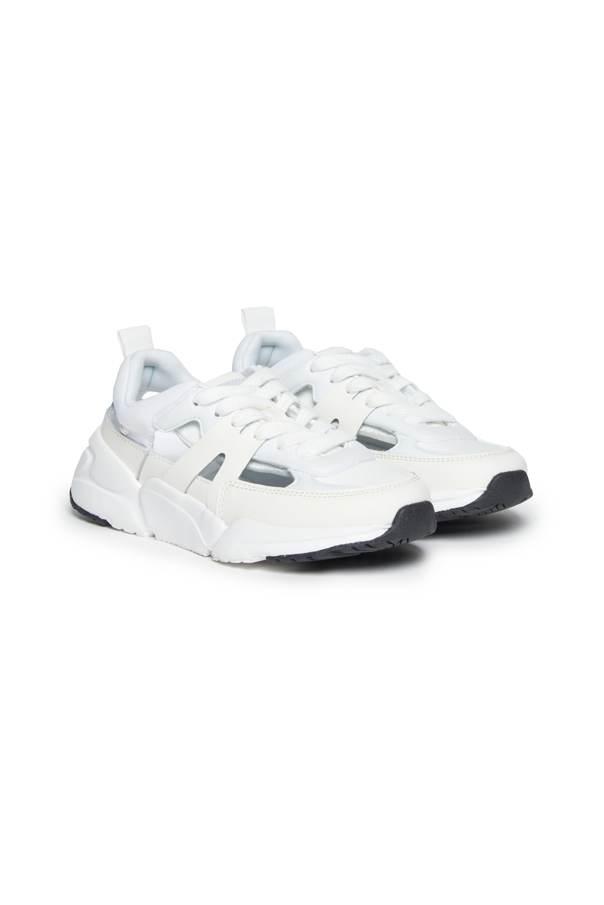 Diesel - S-MILLENIUM LCS PRO, Unisex's Sandal sneaker in ripstop and leather in White - 2