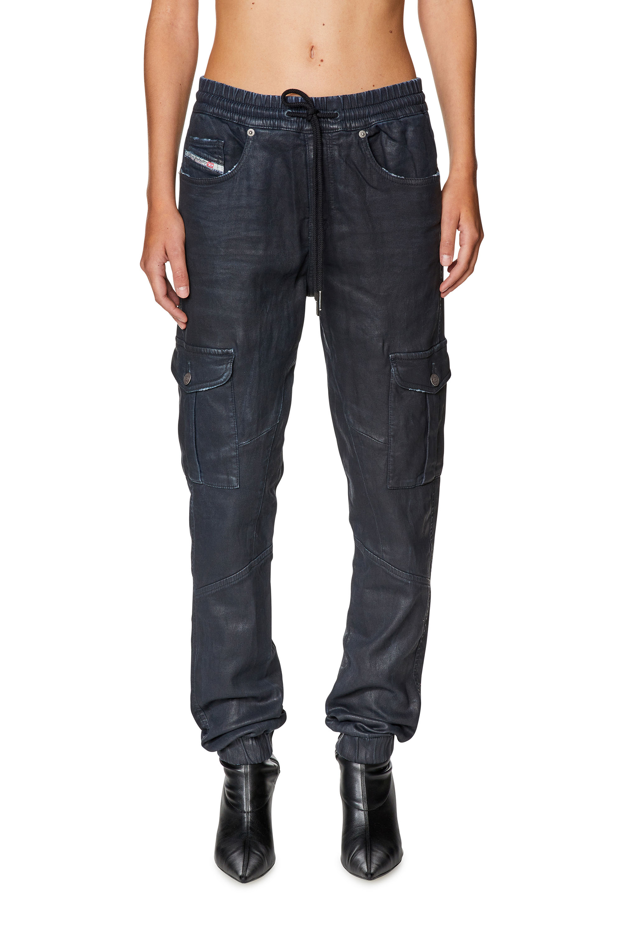 Diesel - Slim 2051 D-Ursy Track Denim 09H05, Woman's Slim 2051 D-Ursy Track Denim in Dark Blue - 1
