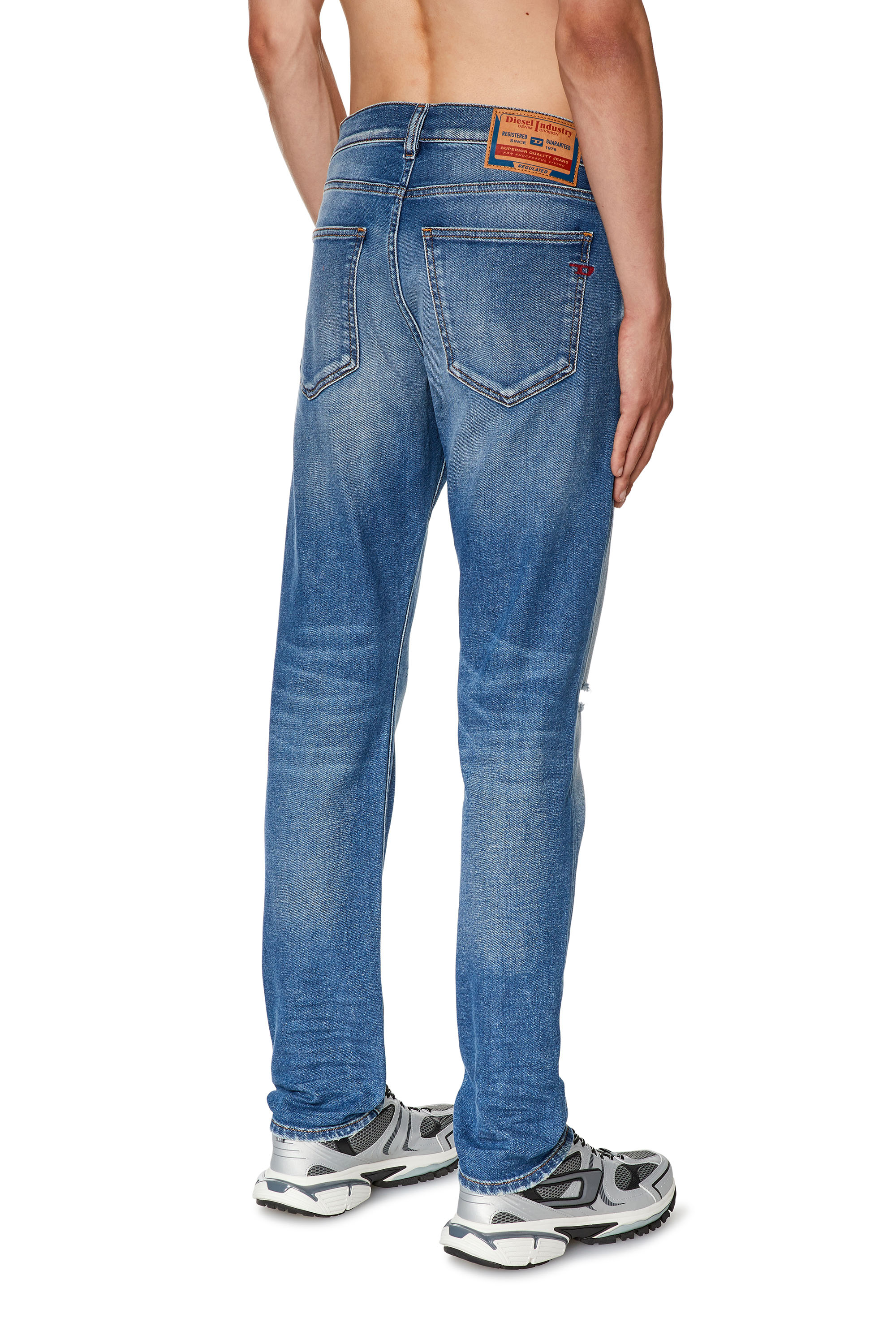 Diesel - Man's Slim Jeans 2019 D-Strukt E9C87, Medium blue - 4