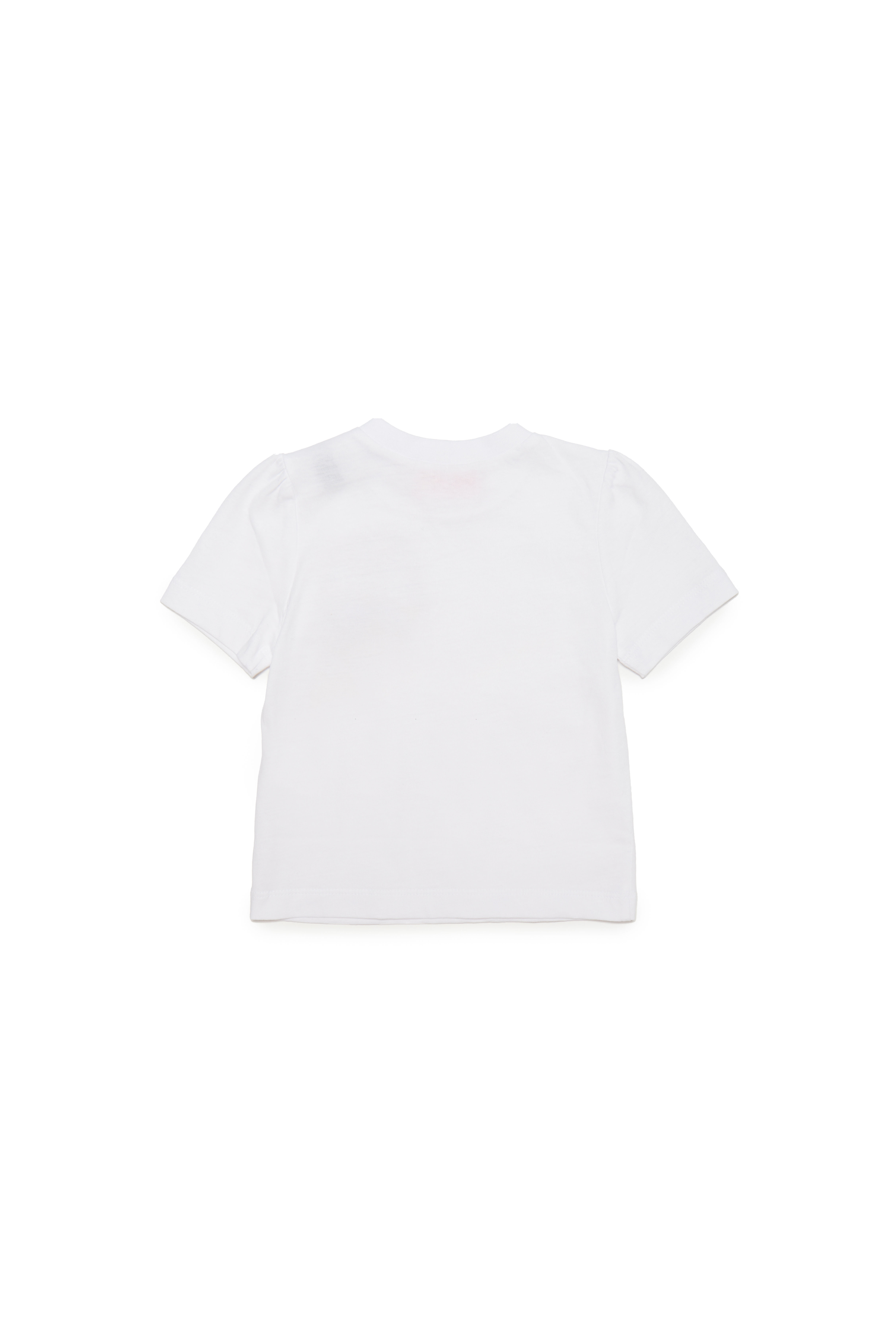 Diesel - TLALAB, Woman's T-shirt with ribbon print in White - 2