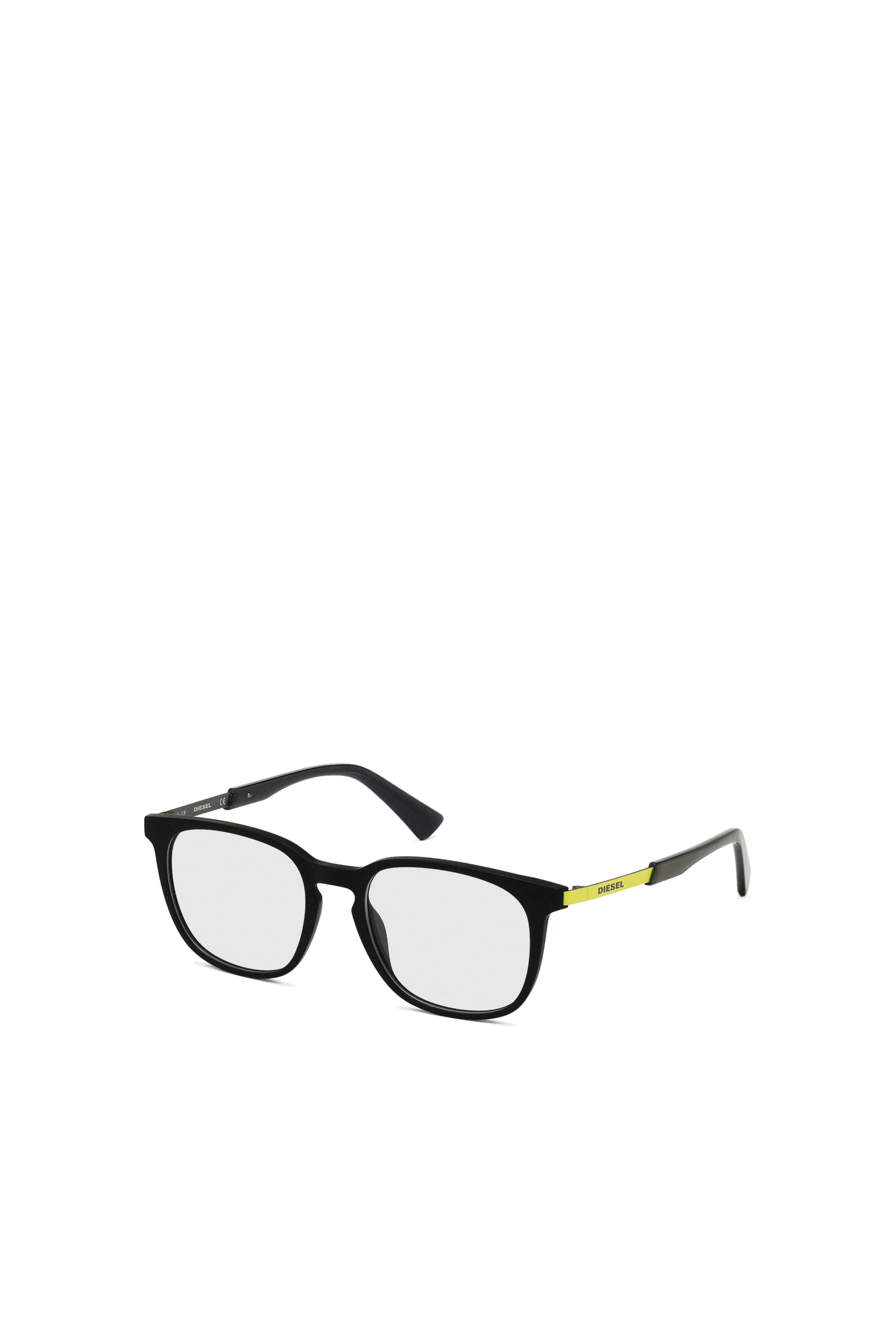 Diesel - DL5349, Unisex's Unisex eyewear with a square silhouette in Black/Green - 2