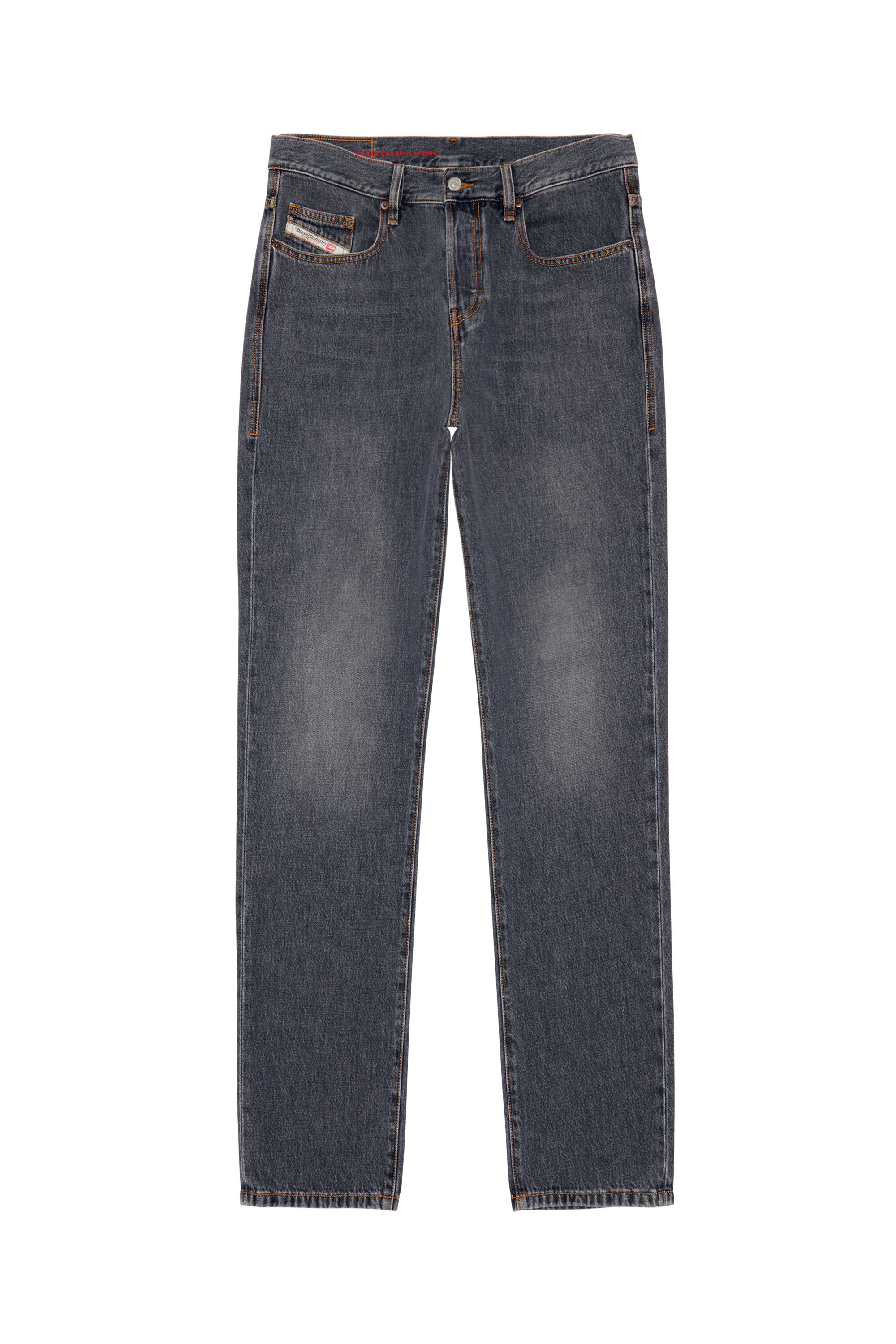 Diesel - Man's Straight Jeans 2020 D-Viker 09B88, Black/Dark grey - 3