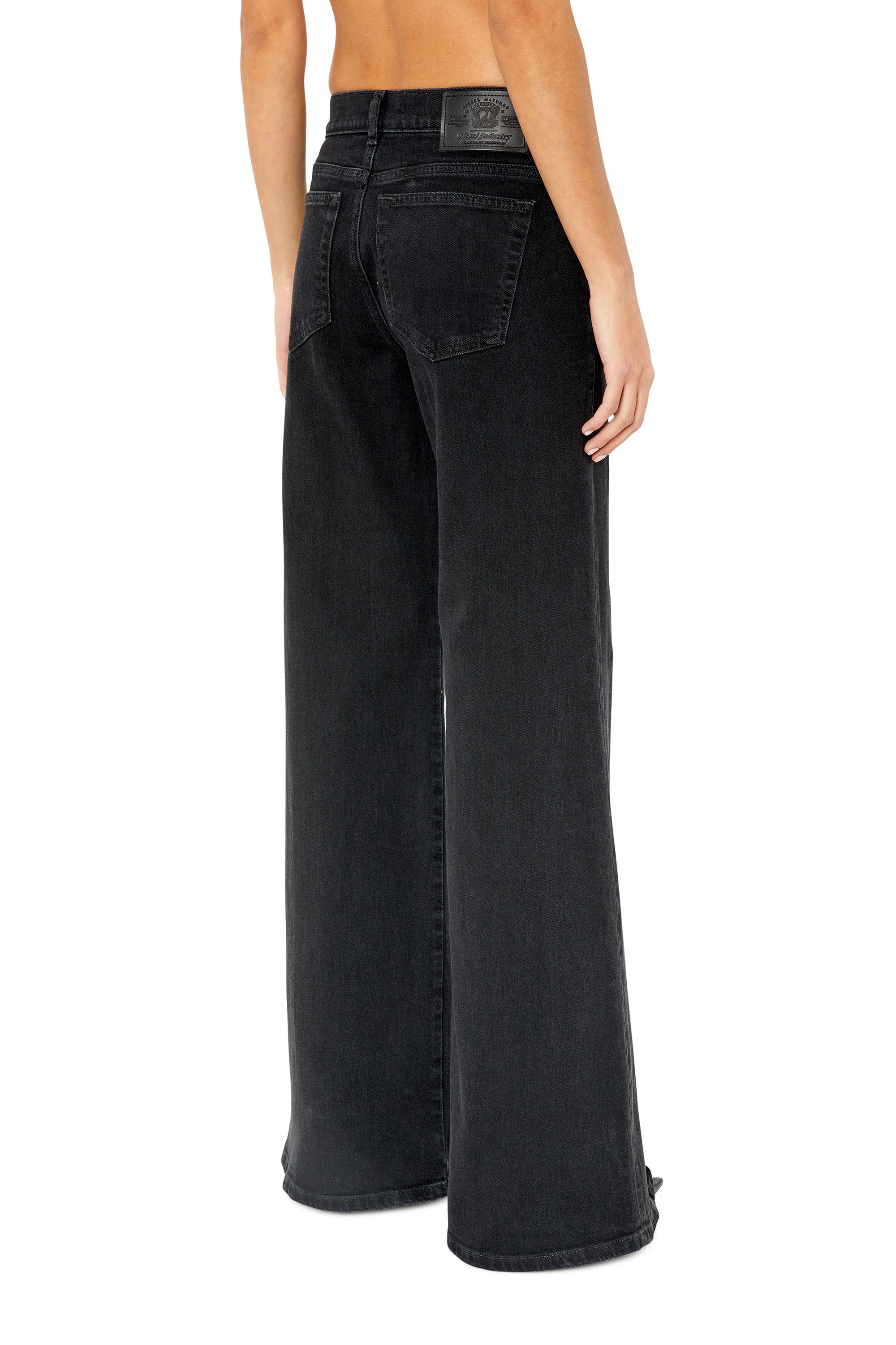 Diesel - Bootcut and Flare Jeans 1978 D-Akemi Z9C25, Woman's Bootcut and Flare Jeans - 1978 D-Akemi in Black/Dark grey - 4