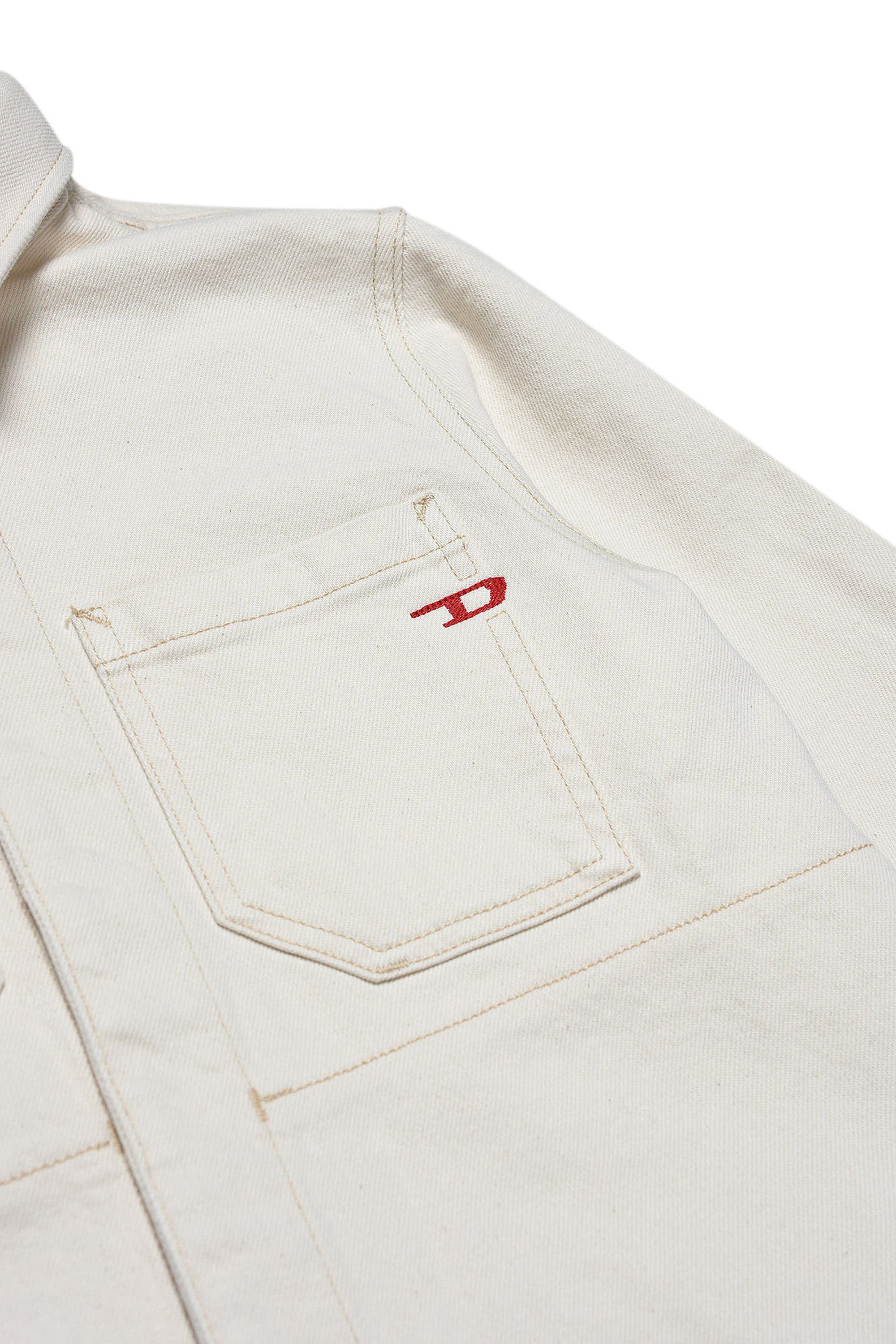 Diesel - JCHOR, Man's Denim workwear jacket in White - 3