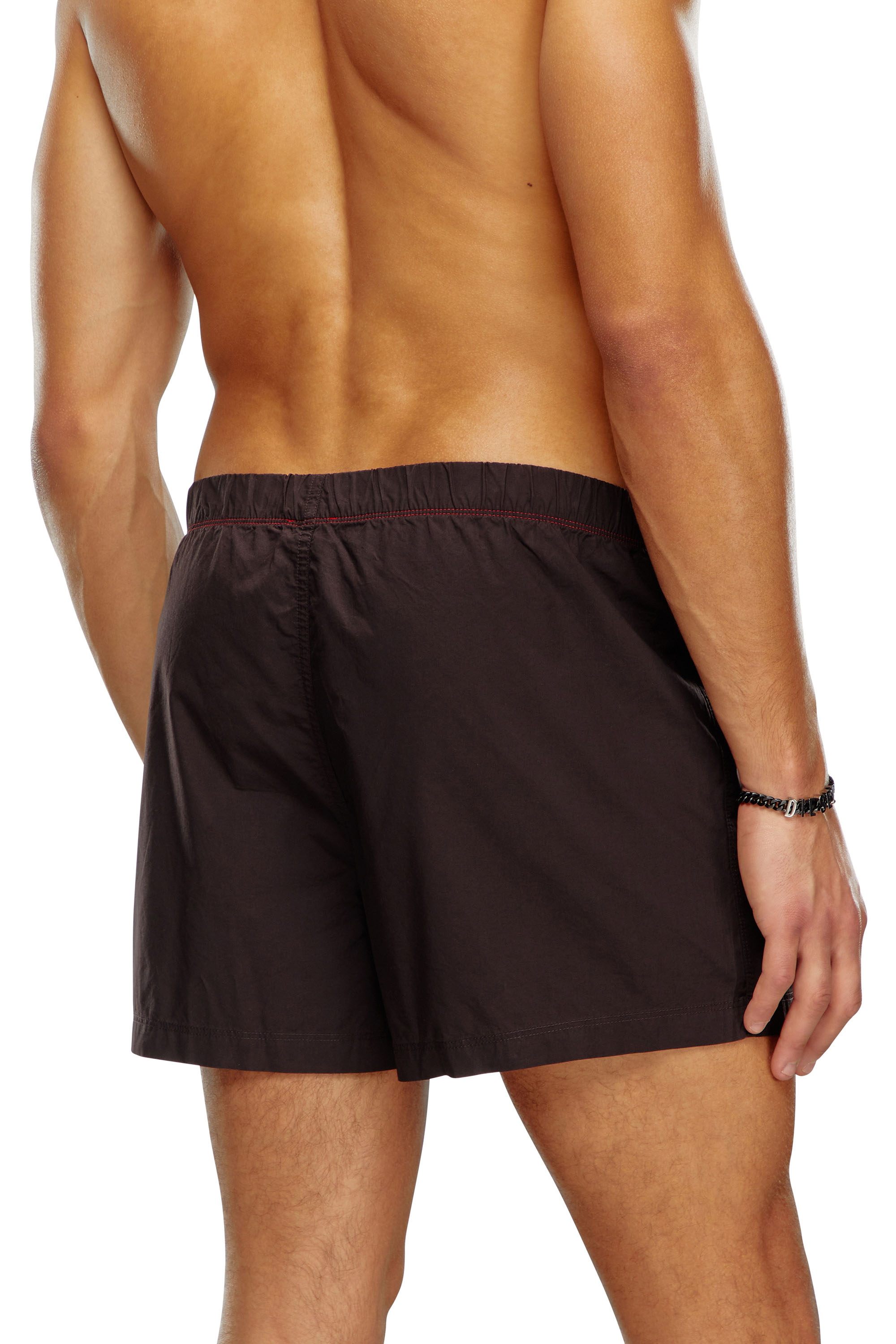 Diesel - UUBX-STARK, Unisex's Nude cotton boxers in Dark Brown - 3