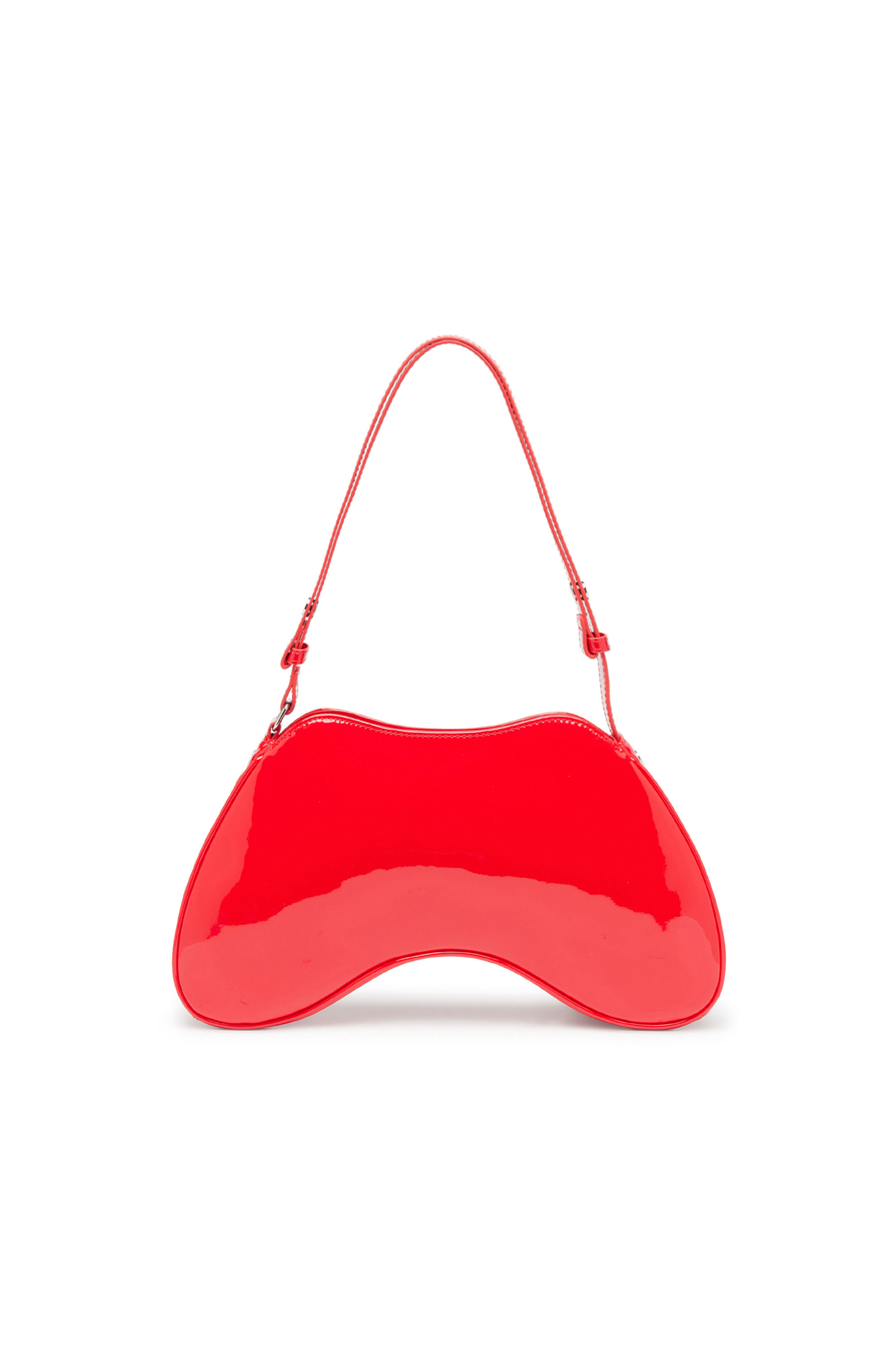 Diesel - PLAY SHOULDER, Woman's Play-Glossy shoulder bag in Red - 2