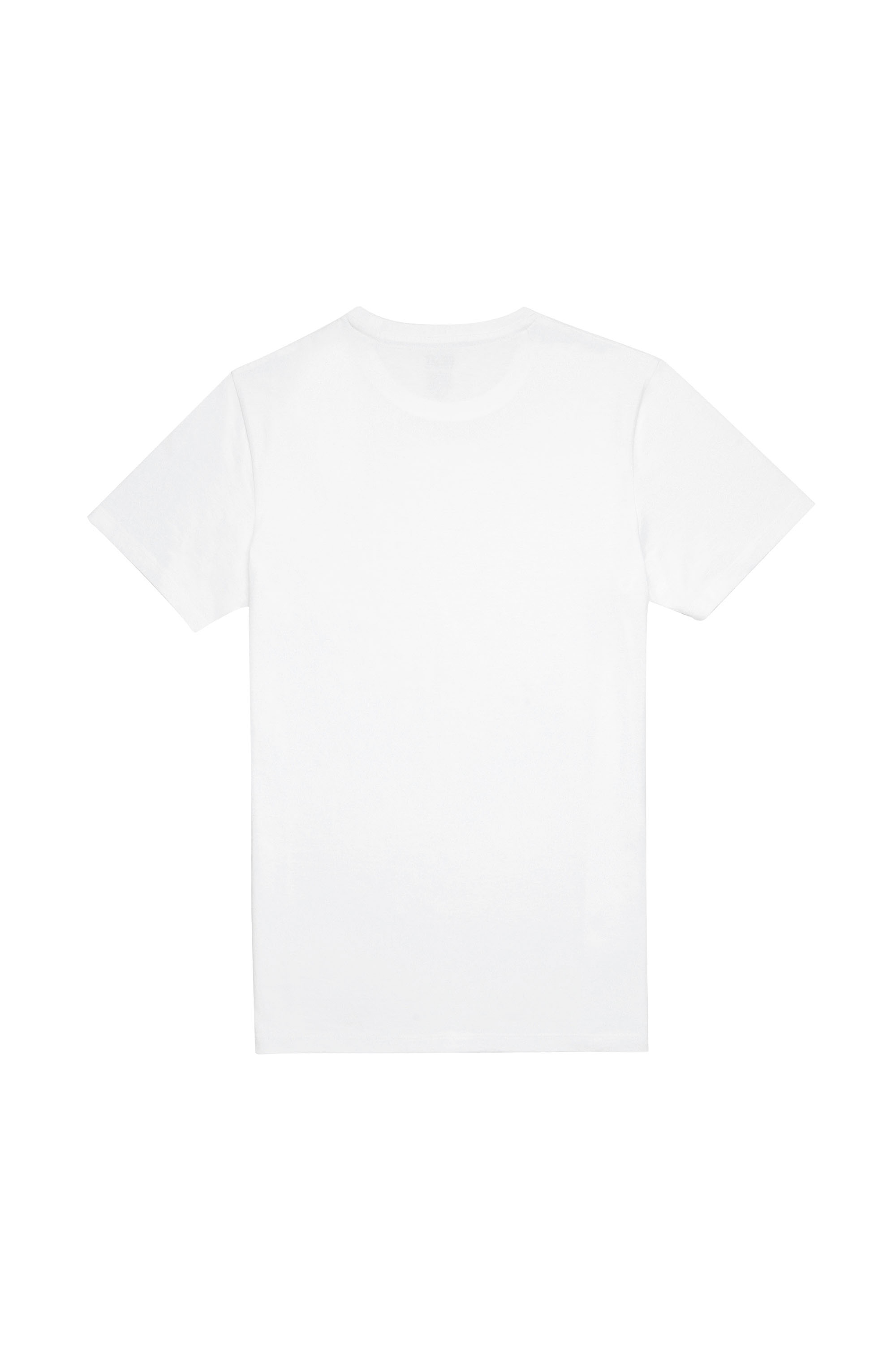 Diesel - UMTEE-RANDAL-TUBE-TWOPACK, Man's Two-pack of T-shirts with D patch in Black/White - 3